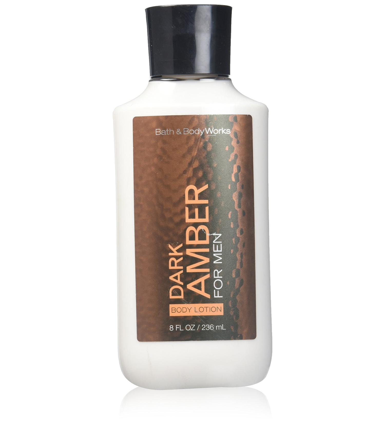 Bath Body Works Dark Amber 8.0 oz Body Lotion