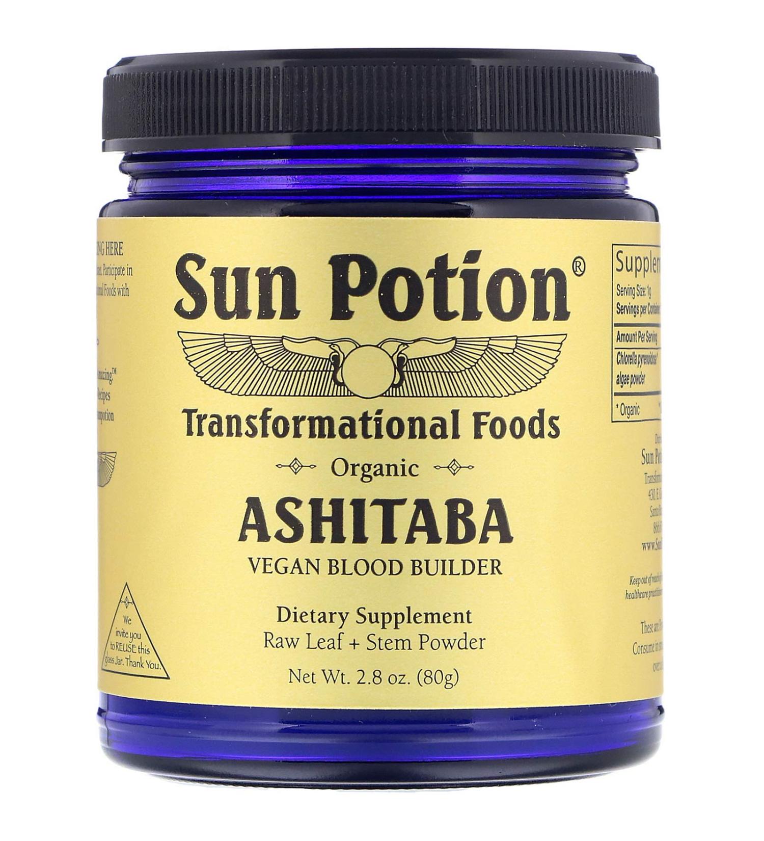 Sun Potion Organic Ashitaba Blood Builder 2.8 OZ