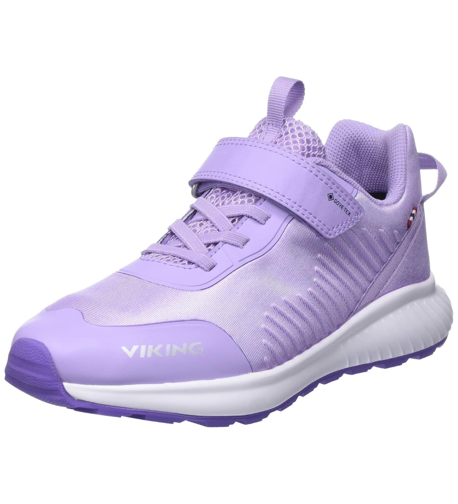 Viking Unisex Kids Aery Tau Low GTX Sneakers - Lavender Violet - 22 EU Narrow - Perfect for Active Play - Buy Online on SooperMarket.com