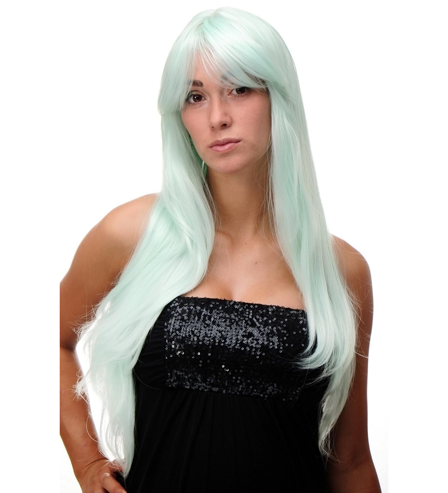 Buy WIG ME UP Turquoise Long Straight Wig - 70cm Sexy Green Light Hair | International Shipping Available - Buy Online on SooperMarket.com