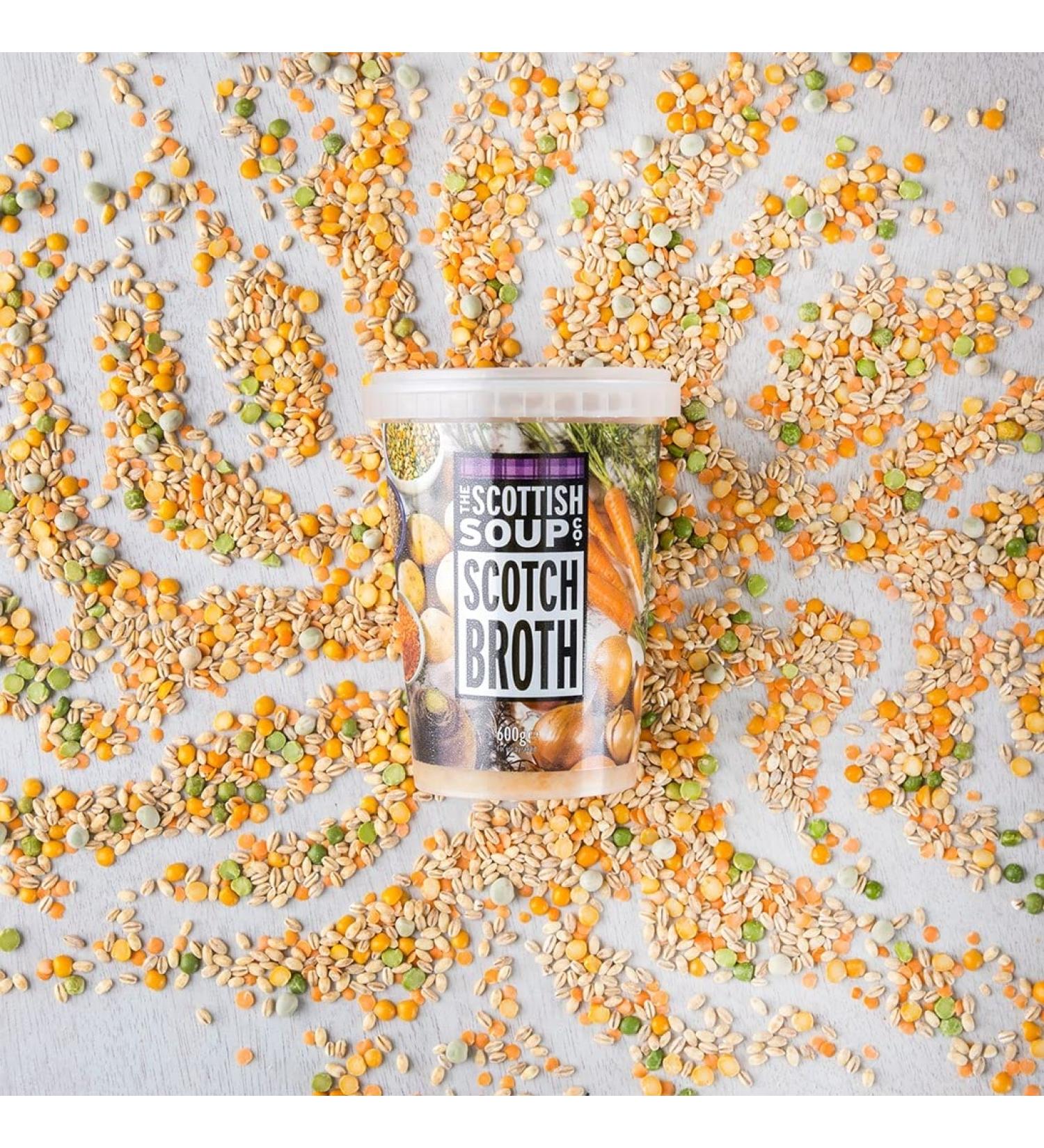 The Scottish Soup Company - Scotch Broth Chilled Soup - 600g Tub x 6 - Buy Online on SooperMarket.com