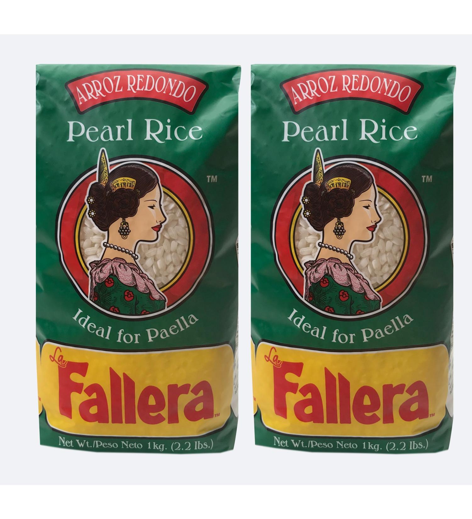 La Fallera 2 Pack 2.2 lb Valencian Paella Pearl Rice - Arroz Redondo de La Albufera Valencia para Paella (2 Pk) - Buy Online on SooperMarket.com