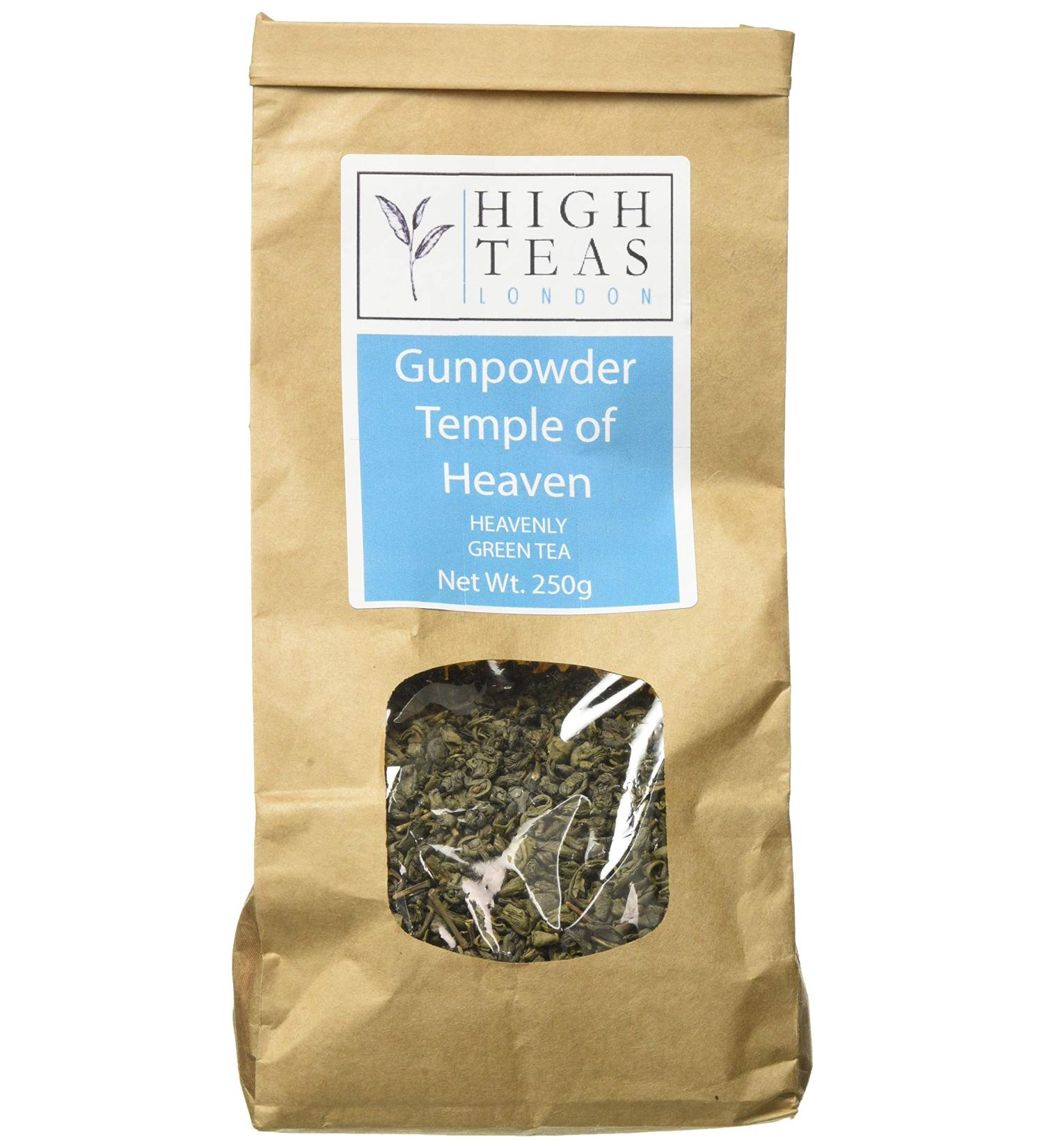 High Teas London Gunpowder Temple of Heaven Green Tea 250 g - Buy Online on SooperMarket.com