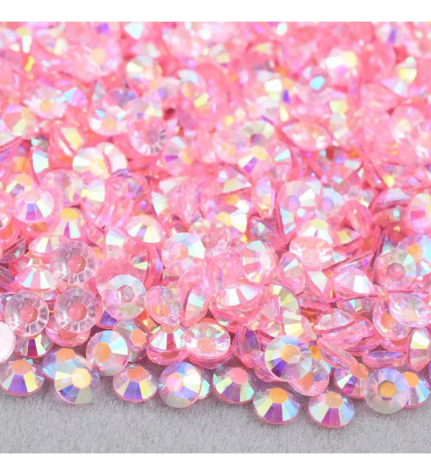 Niziky 5000PCS 4mm Light Pink AB Resin Flatback Rhinestones for Crafts - Sparkling Crystal Embellishments for Shoes, Mugs, Bottles, and More - SS16/4MM - Buy Online on SooperMarket.com