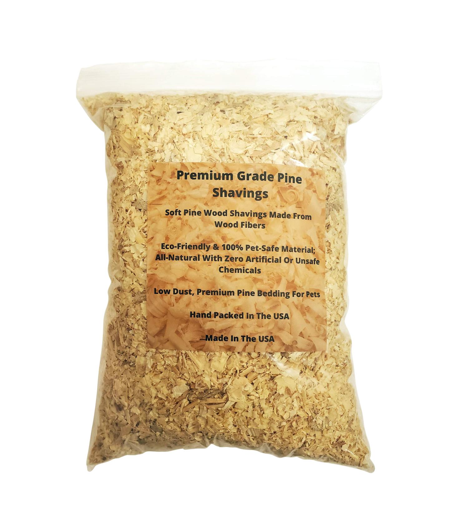 Wood Smith USA Premium Pine Bedding - 4 Quart | Dust Free & Natural | Ideal for Animal Bedding | Controls Odor - Buy Online on SooperMarket.com