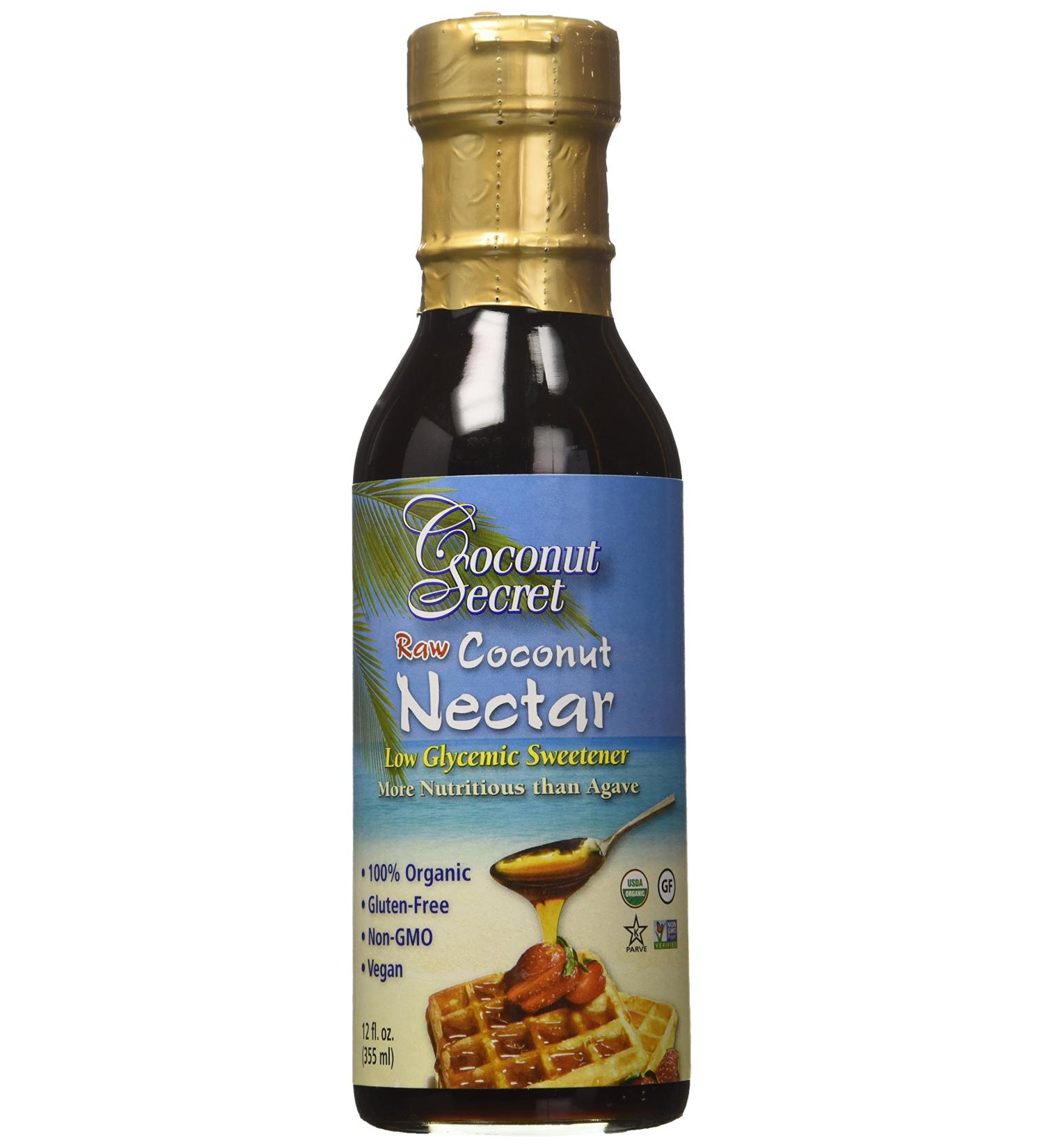 Coconut Secret Low Glycemic Coconut Nectar - 12 fl oz Natural Sweetener - Buy Online on SooperMarket.com