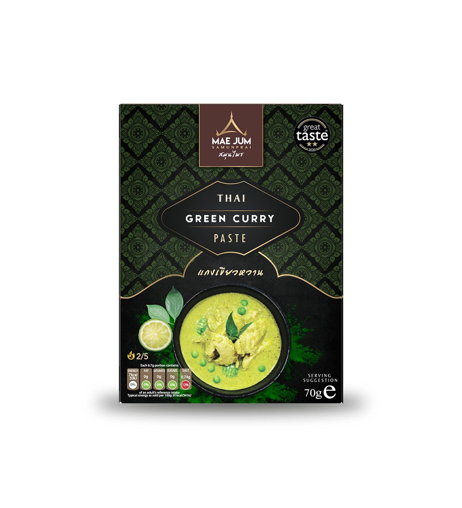 Authentic Thai Green Curry Paste (6 x 70g) | 2020 Great Taste Award Winner - Buy Online on SooperMarket.com