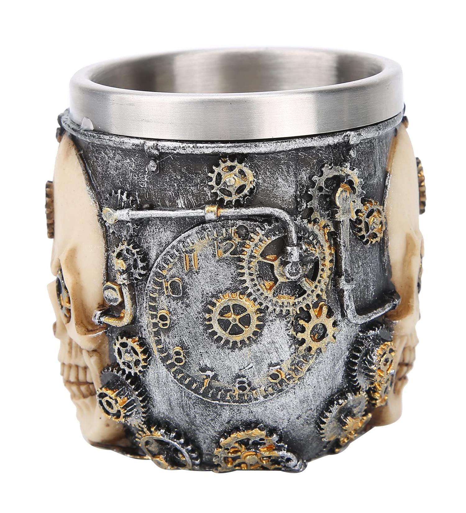 Men's Beard Shaving Bowl - Stainless Steel Soap Mug for Barbers & Home Use - Premium Quality Shaving Accessories - Buy Online on SooperMarket.com