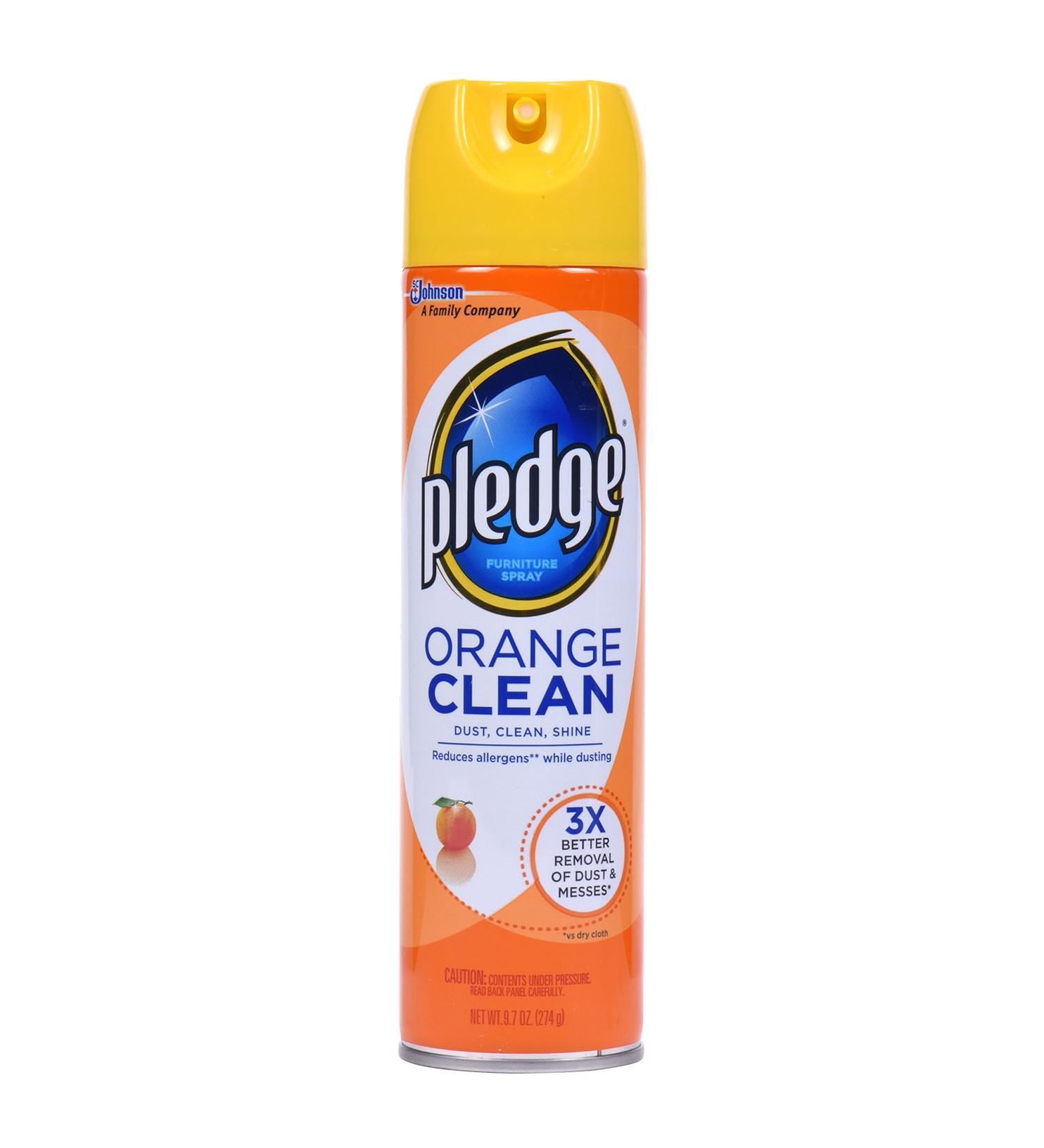 Pledge Wood Polish Orange 9.7oz - Premium Care for Your Furniture | International Shipping Available - Buy Online on SooperMarket.com