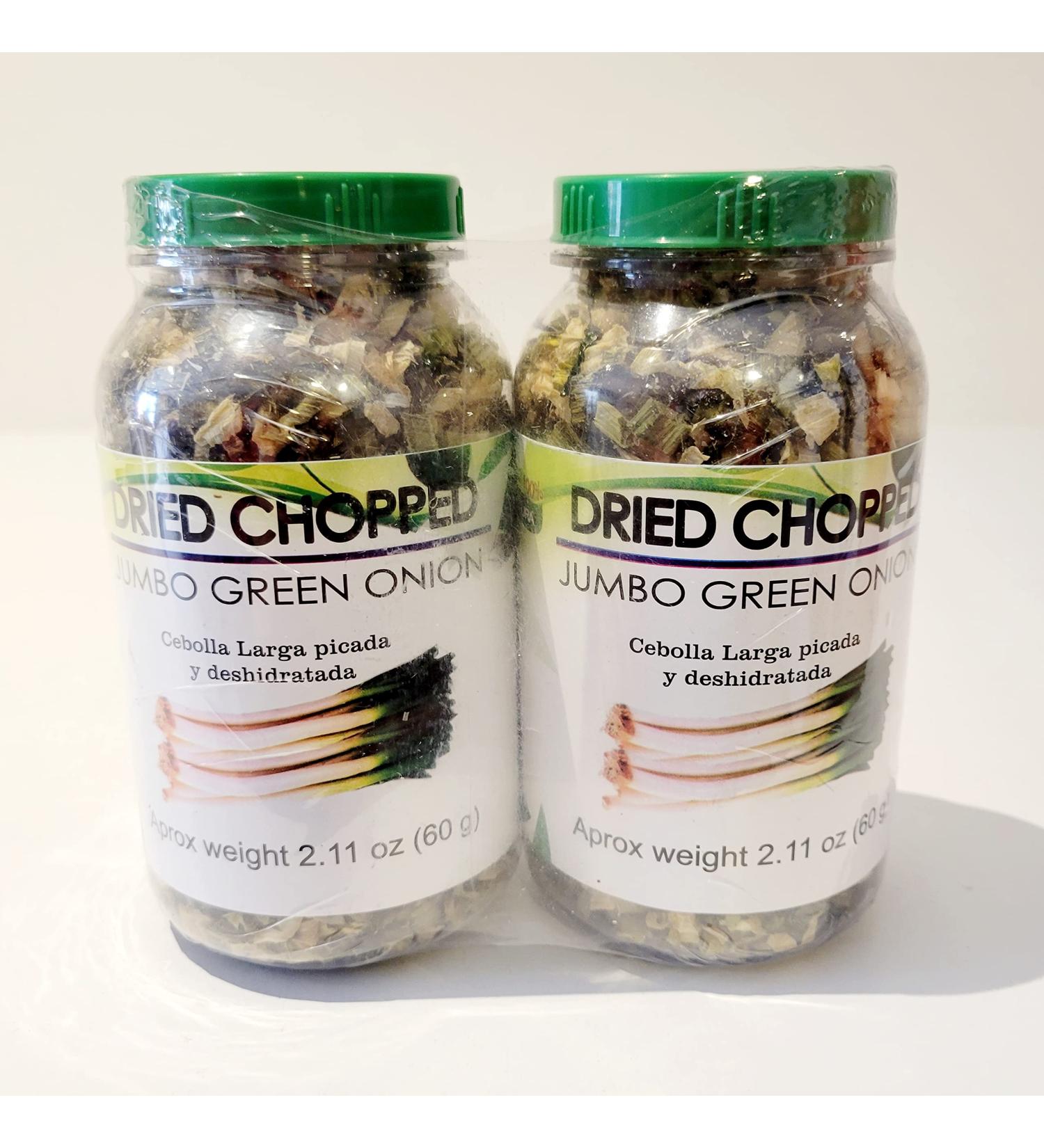 2-Pack Dehydrated Dried Chopped Jumbo Green Onion - 100% Natural - Buy Online on SooperMarket.com