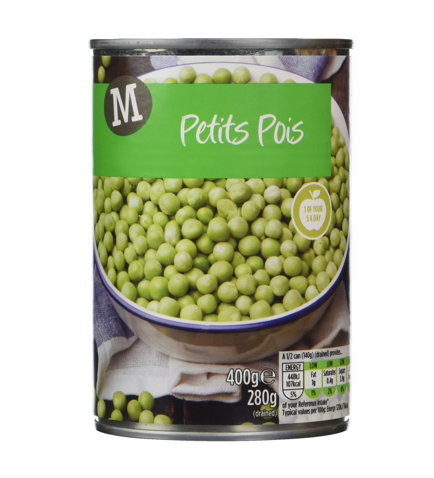 Morrisons Petits Pois 400g - Buy Online on SooperMarket.com