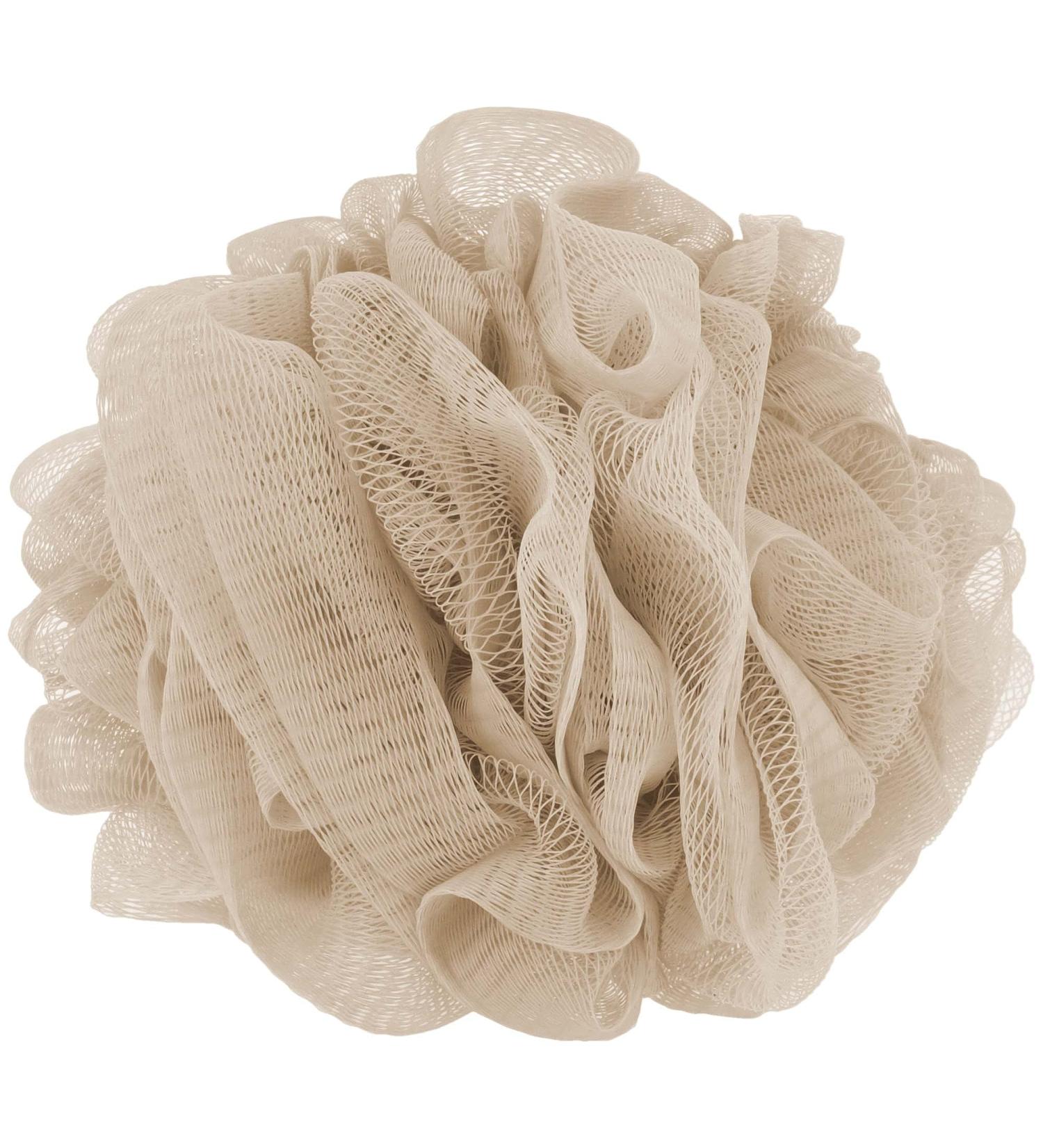 Buy Parsa Beauty Bath Tuff Sponge - Beige Peeling Shower Tulle Sponge for Exfoliating - 1 Piece - Buy Online on SooperMarket.com
