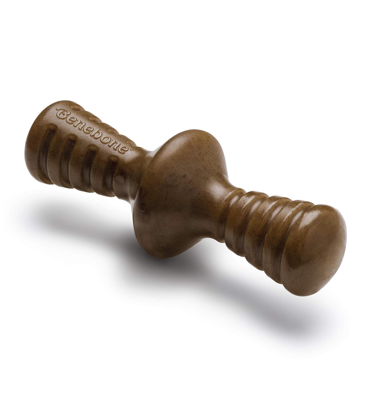 Benebone Zaggler Rolling Dog Chew Toy - Real Bacon Flavor, Made in USA - Medium Size for Aggressive Chewers - Buy Online on SooperMarket.com
