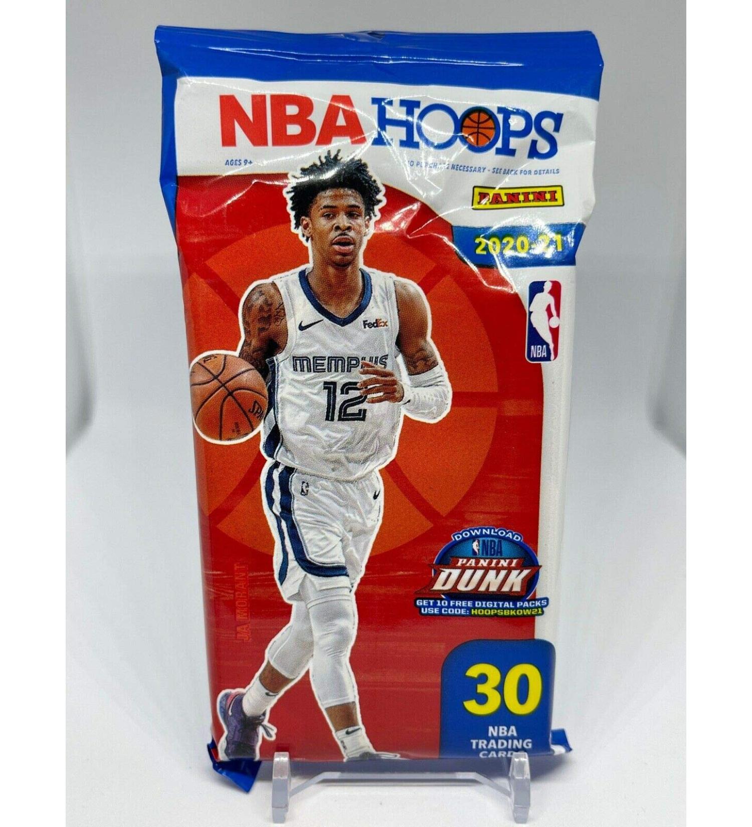 2020/21 Panini Hoops NBA Basketball CELLO Fat Pack (30 cards/pack)