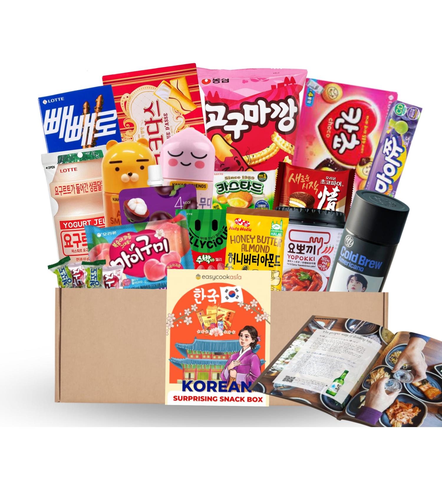 Buy Korea Snack Box M - Extra Large Surprise Snack Box (20 Sets) | International Shipping - Buy Online on SooperMarket.com
