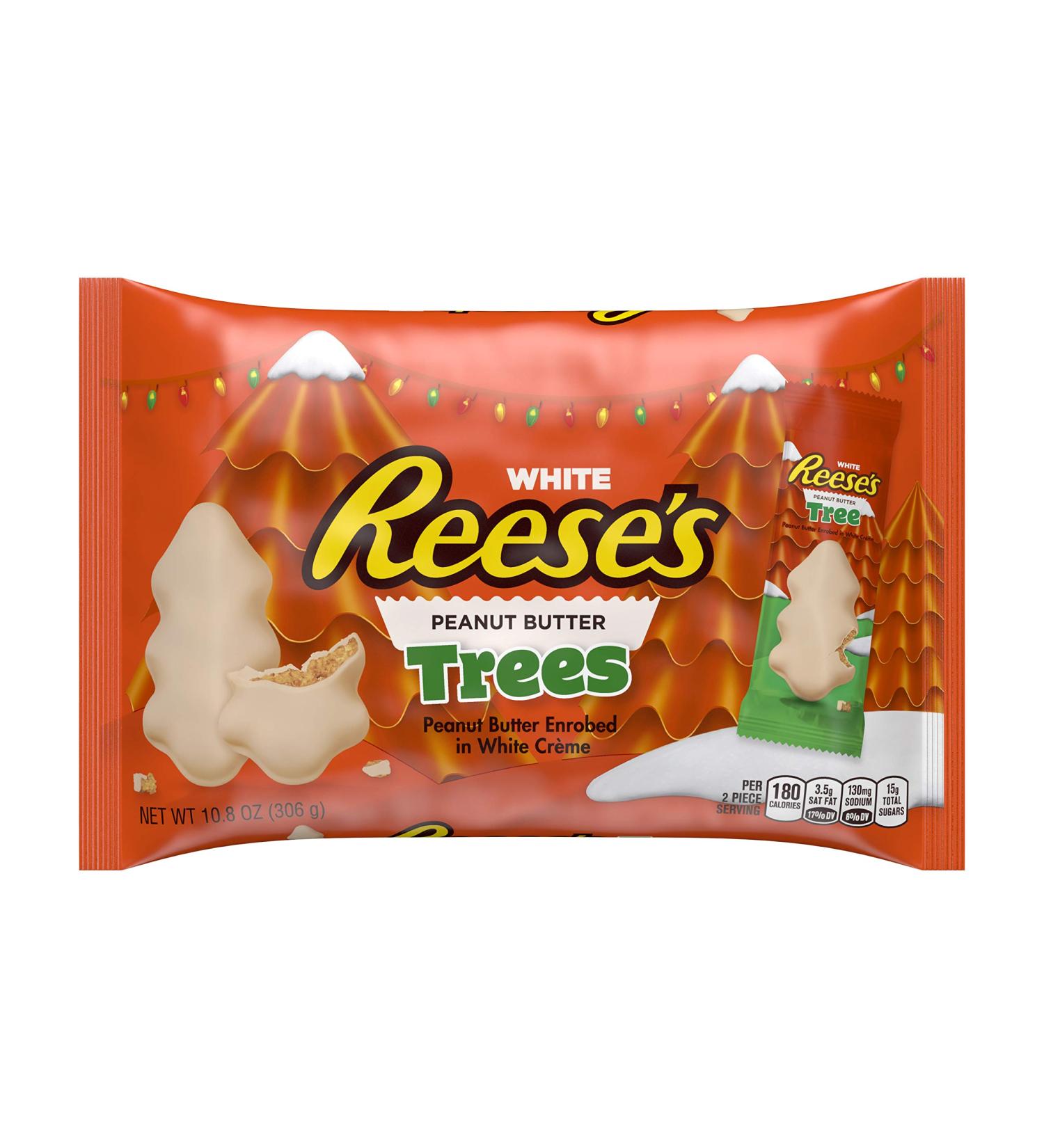 Reese's White Christmas Trees Peanut Butter Chocolates (American Product)