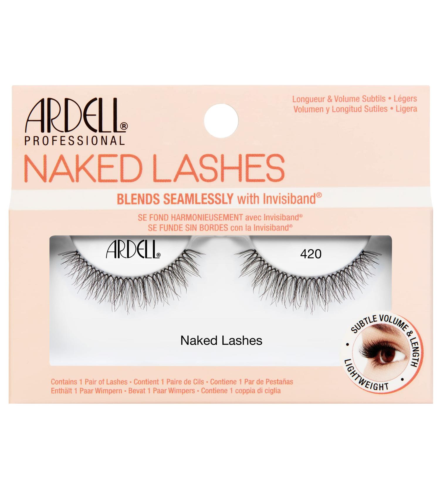 Ardell Naked Lashes 420 - Natural Look False Eyelashes for Effortless Glamour - Buy Online on SooperMarket.com
