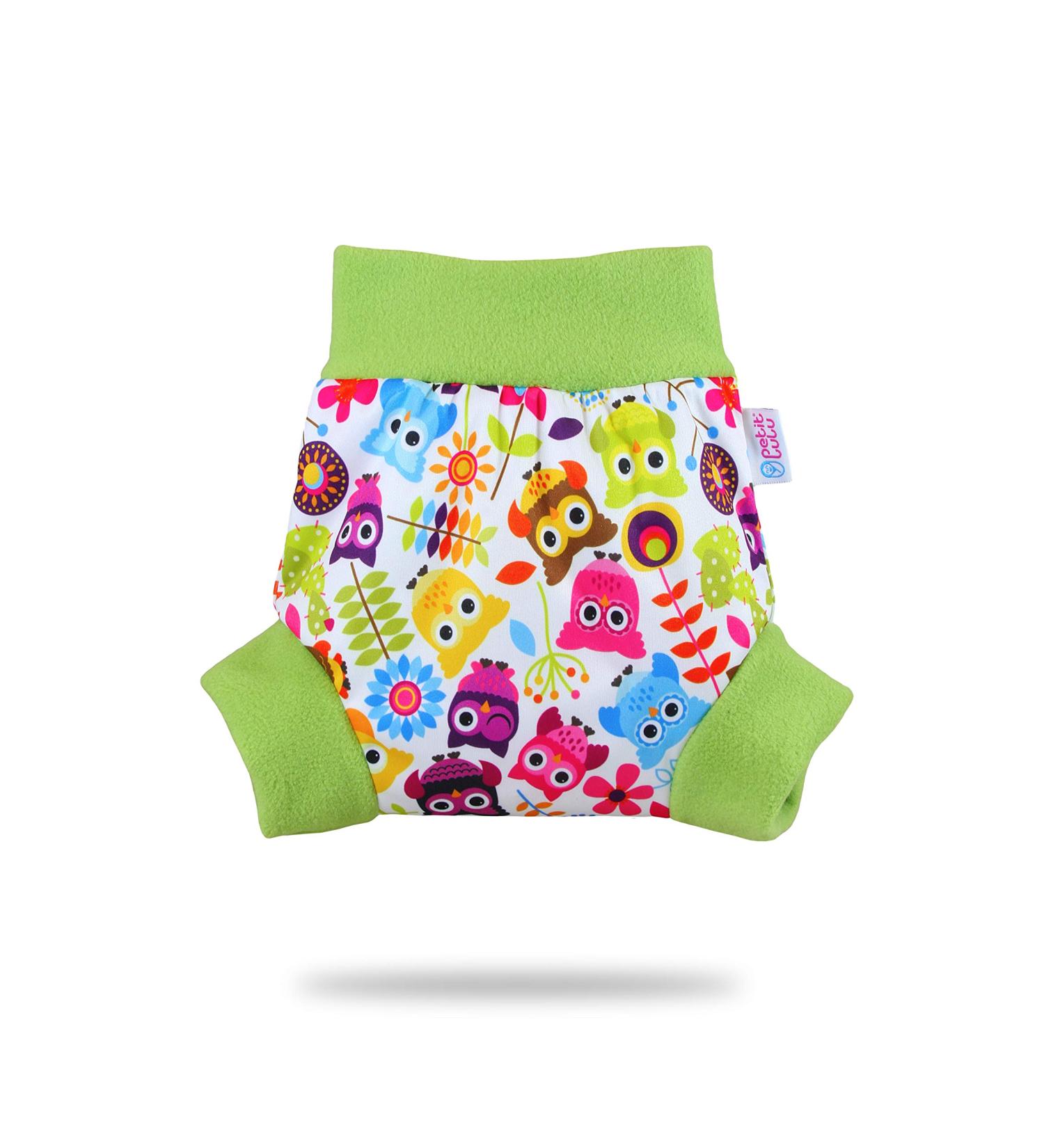 Petit Lulu Washable Diaper Wrap - Size S | Reusable Cloth Nappy - Happy Owls Design - Buy Online on SooperMarket.com