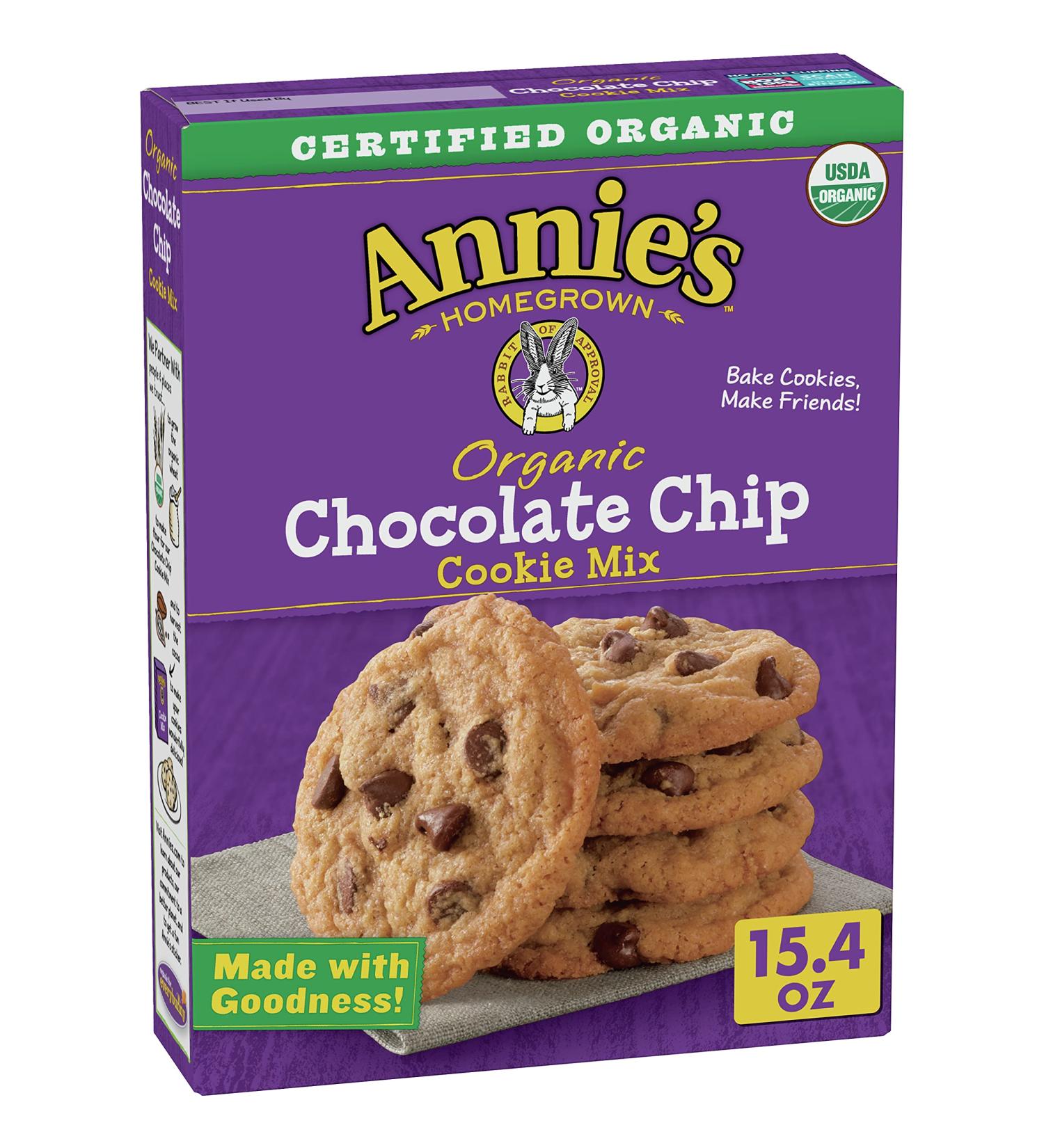 Annie's Organic Chocolate Chip Cookie Mix - 15.4 oz | Delicious & Easy Baking - Buy Online on SooperMarket.com