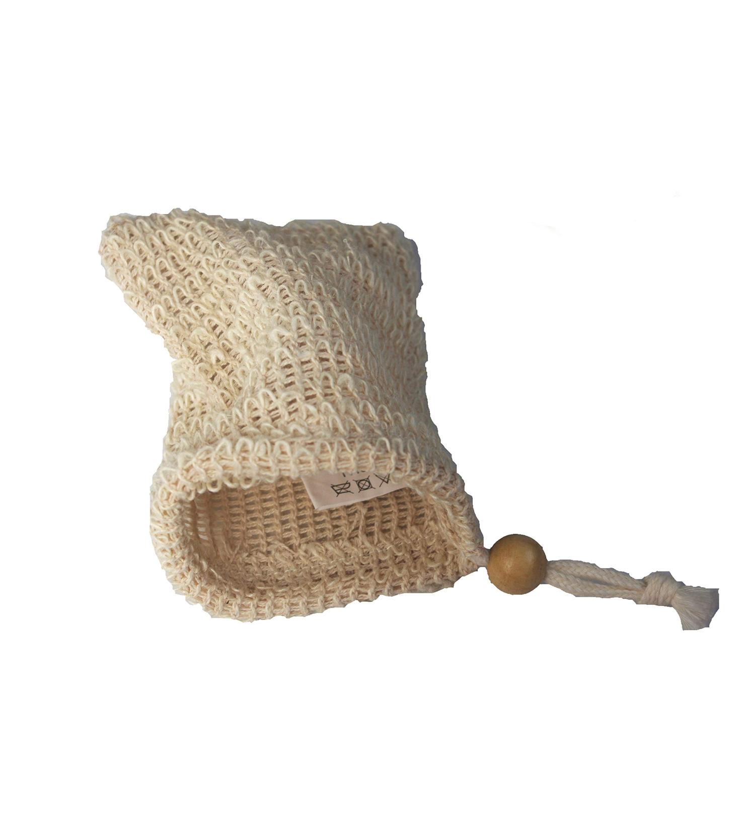 Pack of 6 Exfoliating Natural Sisal Soap Saver Bags for Shower & Bath - Buy Online on SooperMarket.com