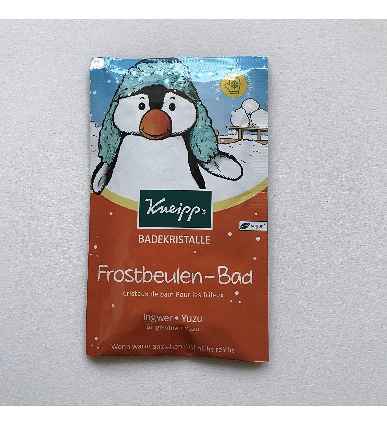 Kneipp Bath Crystals for Chilblains - Ginger & Yuzu 60g | Soothe & Heal Soaking Salts - International Shipping Available - Buy Online on SooperMarket.com