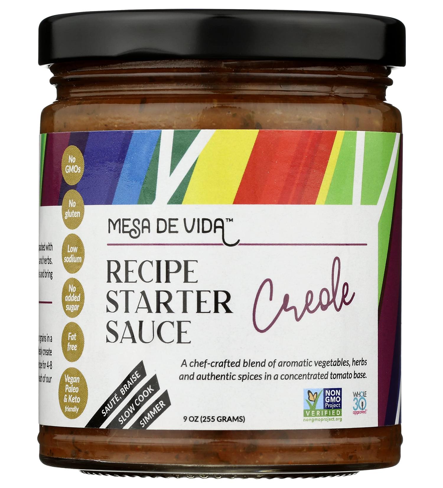 Creole Cooking & Seasoning Sauce | Whole30 Approved Vegan Recipe Starter | 9 oz Jar - Buy Online on SooperMarket.com