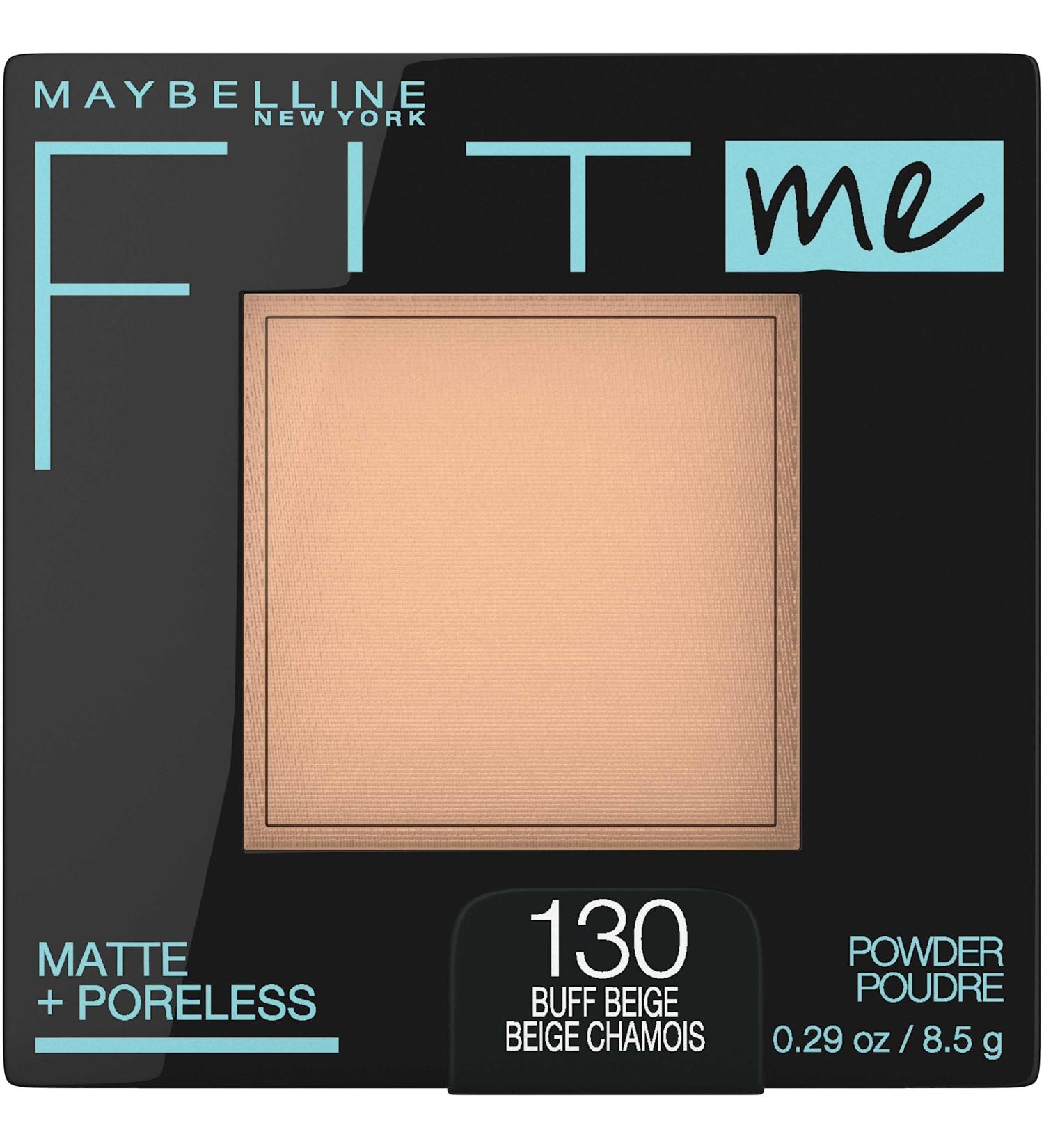 Buy Maybelline Fit Me Matte Plus Poreless Powder - Buff Beige | International Shipping Available - Buy Online on SooperMarket.com