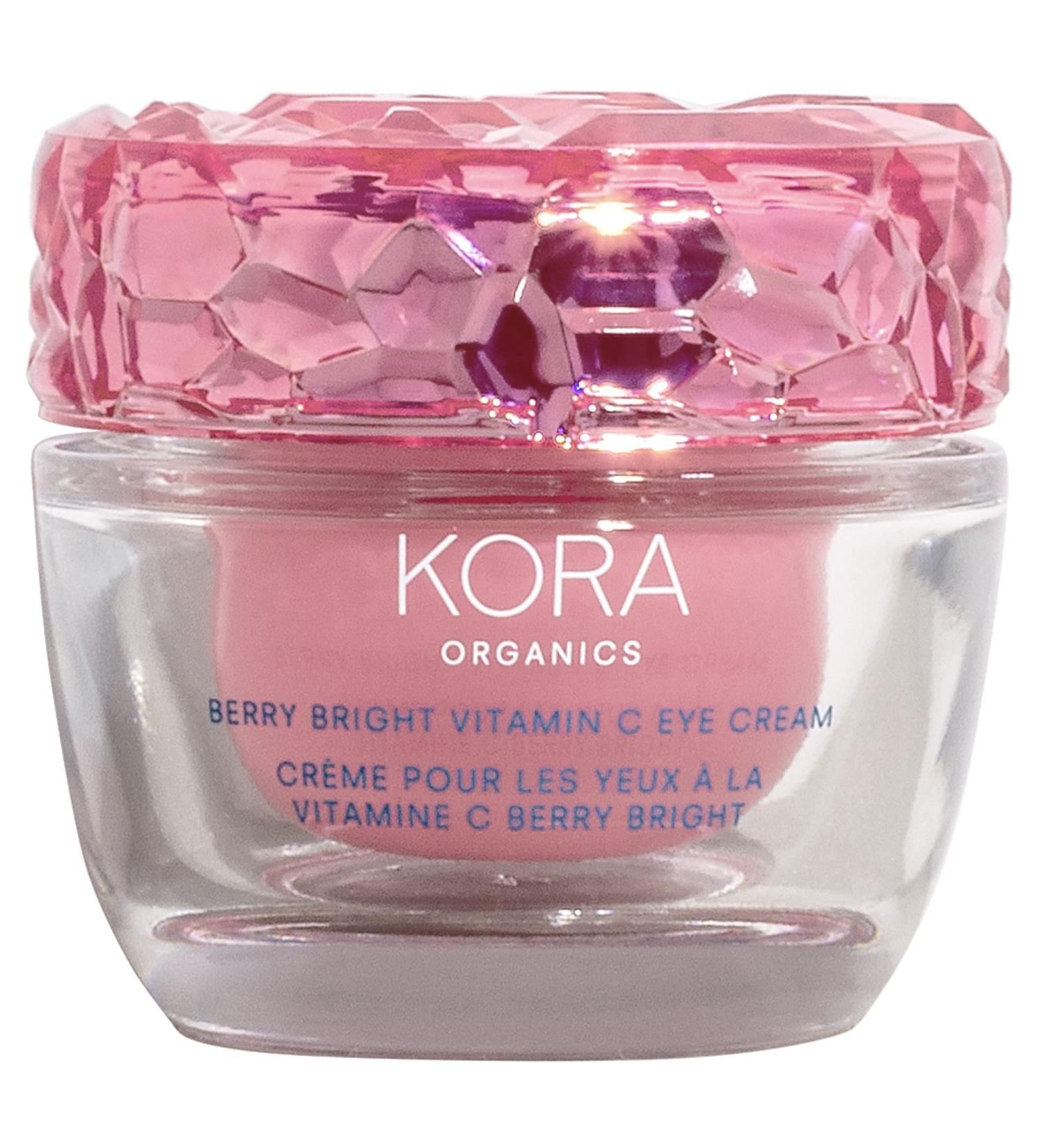 KORA Organics Berry Bright Firming Vitamin C Eye Cream | Certified Organic & Cruelty-Free | 0.50 fl oz - Buy Online on SooperMarket.com