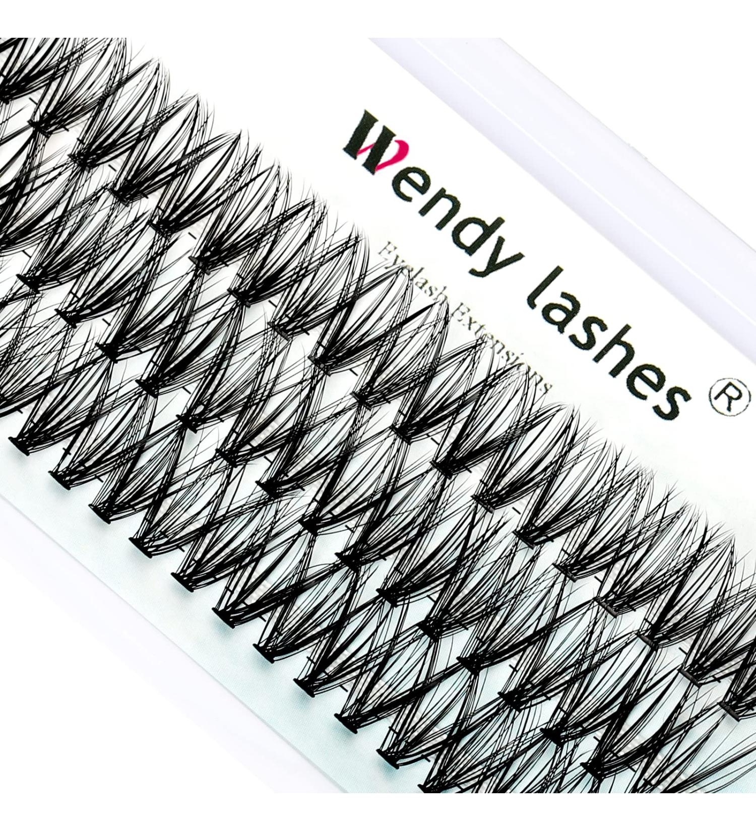 D Curl 0.07mm 14mm Individual Cluster Eyelash Extensions - 30 Root DIY Lashes - Clusters-30D-0.07-D-14 - Buy Online on SooperMarket.com