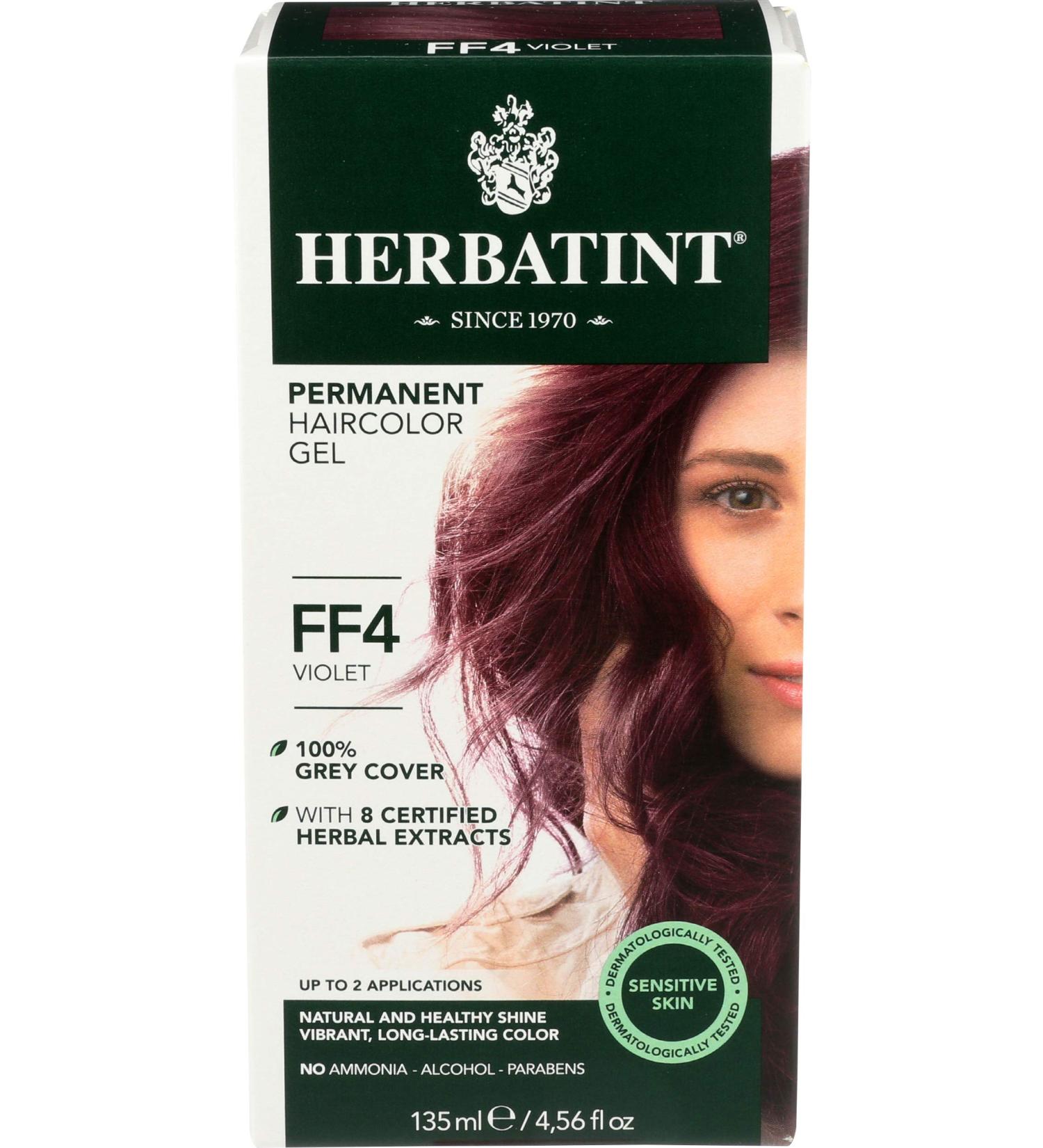 Herbatint Permanent Herbal Haircolour Gel, Violet