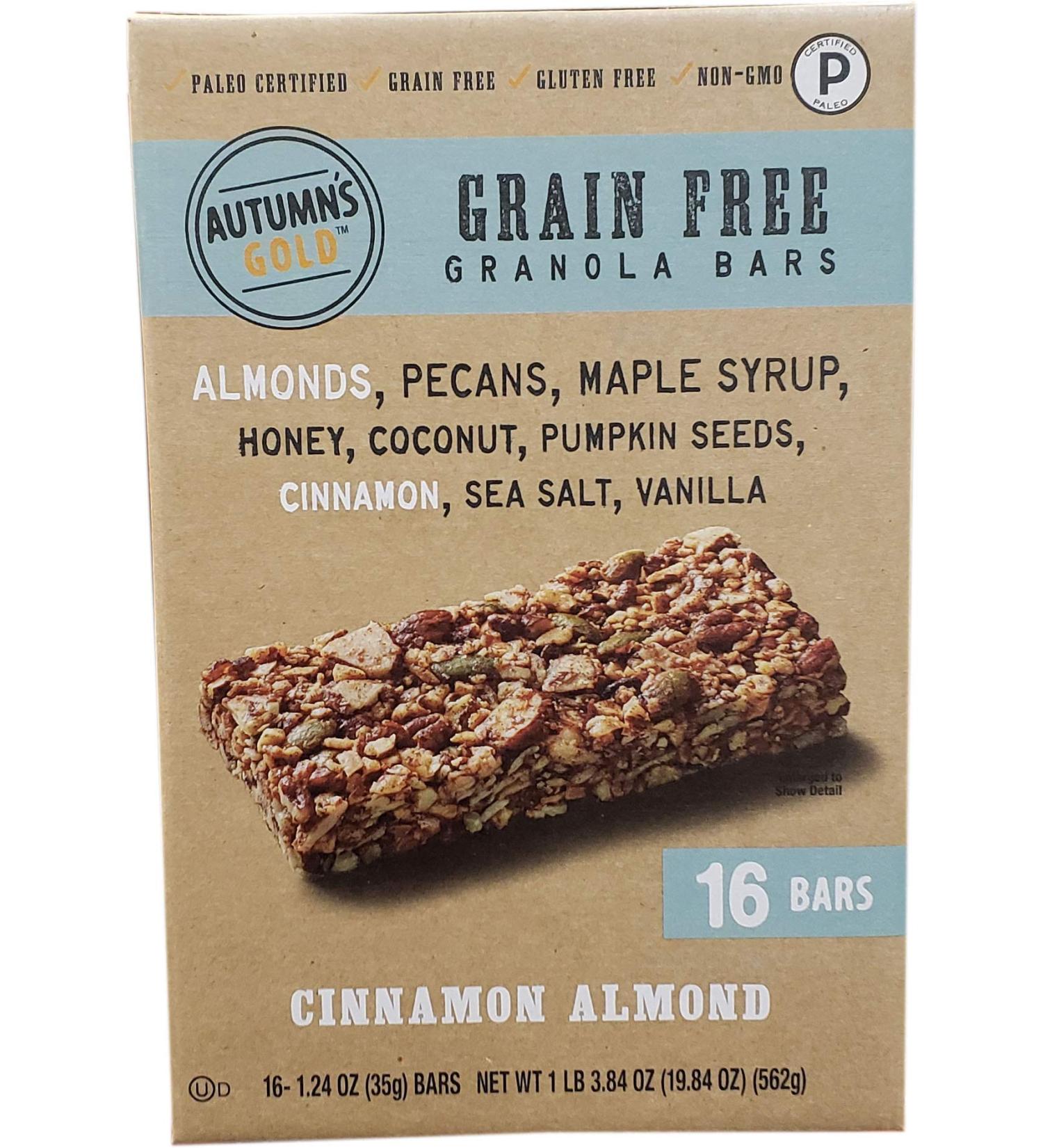 Autumns's Gold Grain Free Cinnamon Almond (16Count/1.24 oz), 19.84 oz