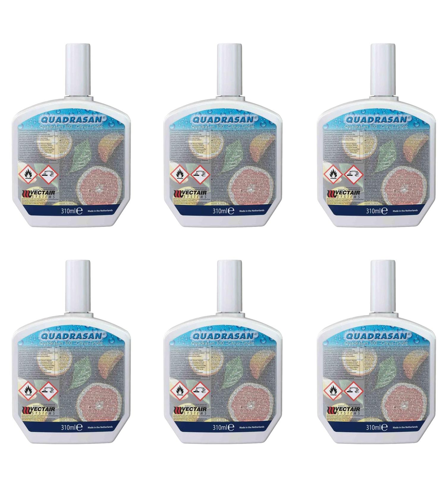 Vectair Quadrasan 300 6 x 310 mL (Citrus Tingle)