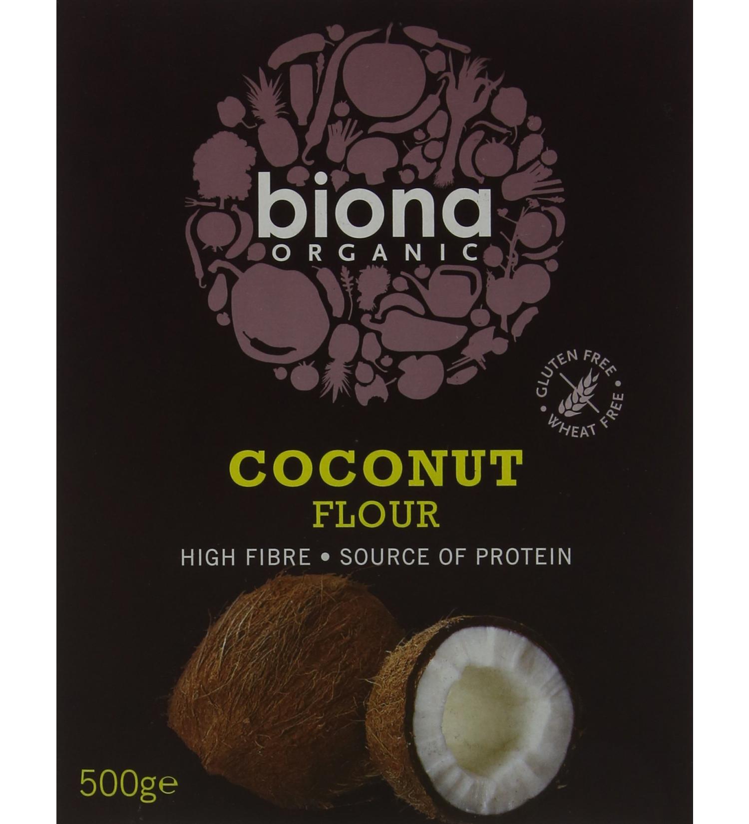 Biona Organic Coconut Flour 500g - Buy Online on SooperMarket.com