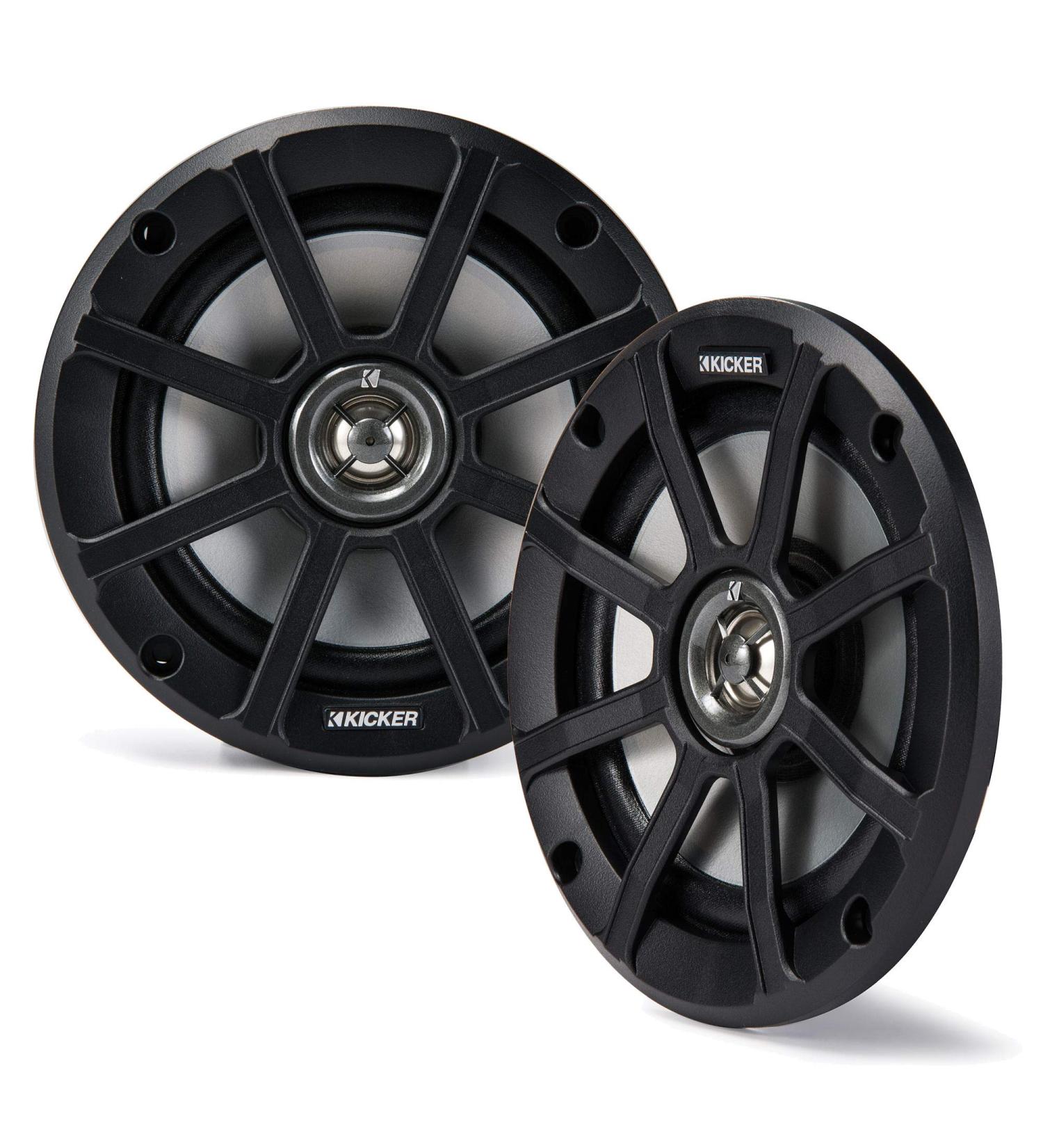 KICKER PSC65 6.5-Inch PowerSports Weather-Proof Coaxial Speakers - 2-Ohm (Pair) - Buy Online on SooperMarket.com