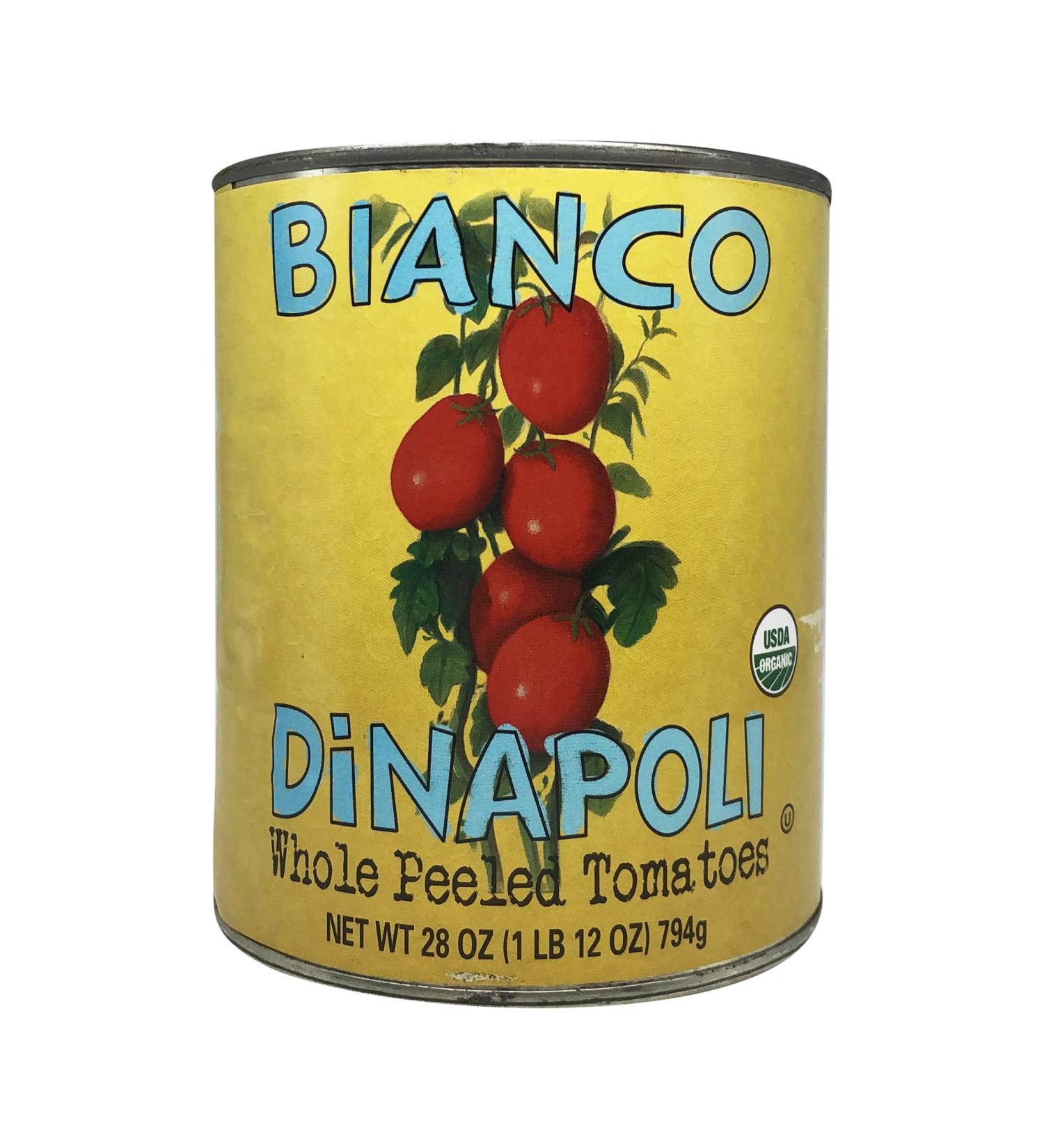 Organic Bianco DiNapoli Whole Peeled Tomatoes 28 oz - Premium Quality Ingredients - Buy Online on SooperMarket.com
