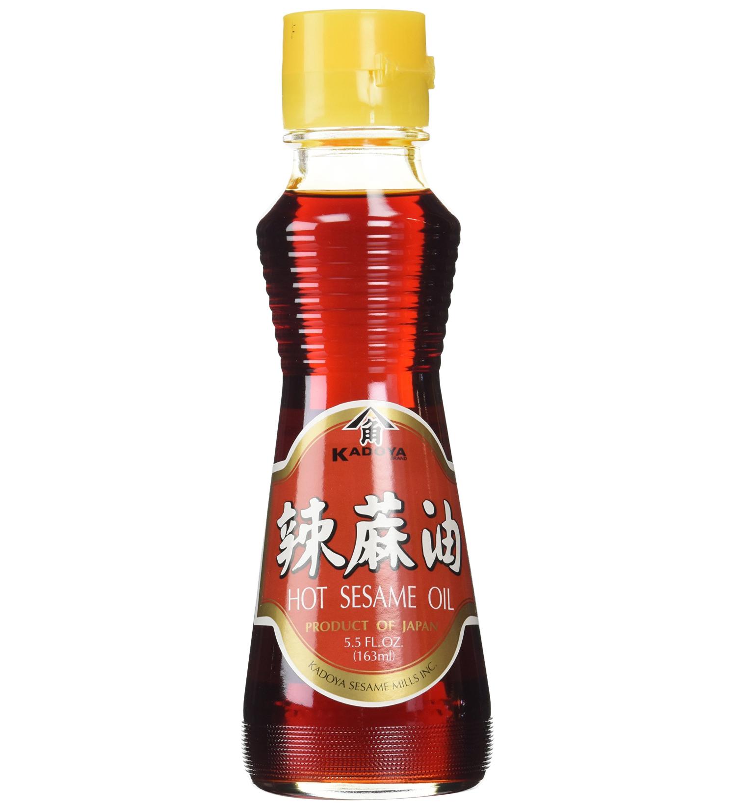 Kadoya 100% Pure Hot Sesame Oil (5.5 OZ) - Authentic Japanese Flavor for Cooking and Seasoning - Buy Online on SooperMarket.com