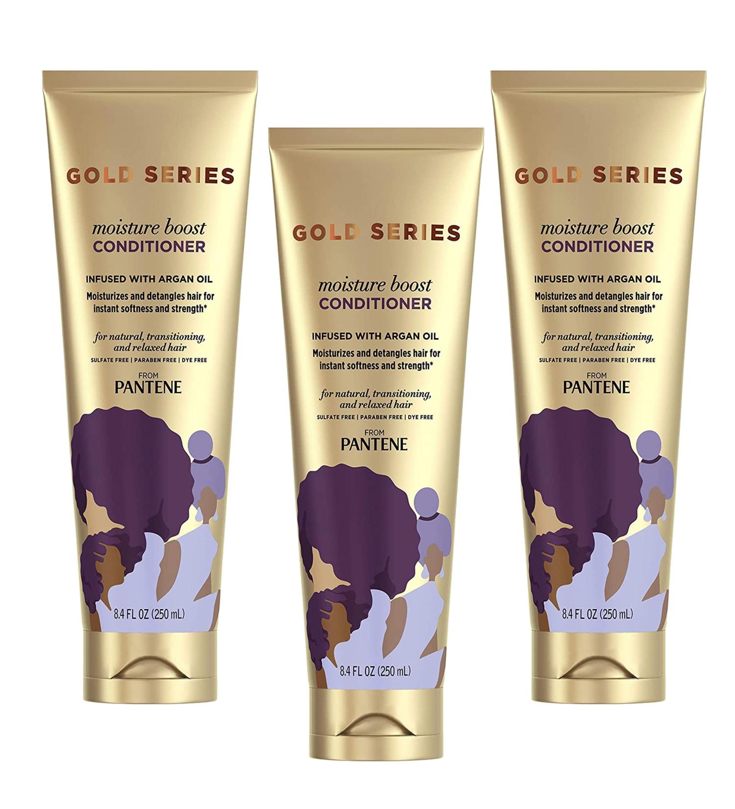 Pantene Gold Series Moist Boost Conditioner 8.4 oz - Hydrating Hair Care for All Hair Types | International Shipping Available - Buy Online on SooperMarket.com