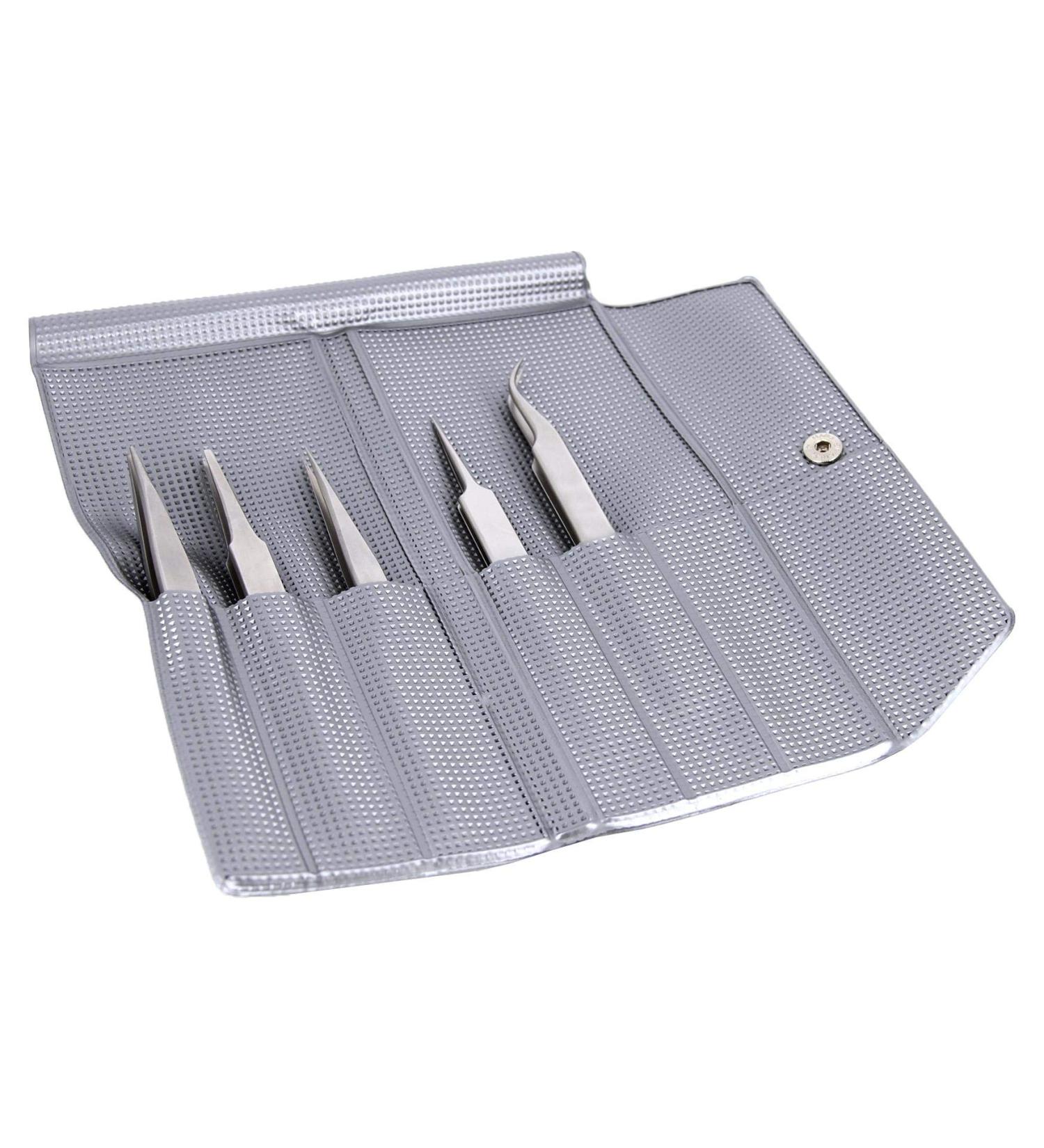 Tweezer set SA 5-piece tweezer sets & replacement tips 1 piece | D00349