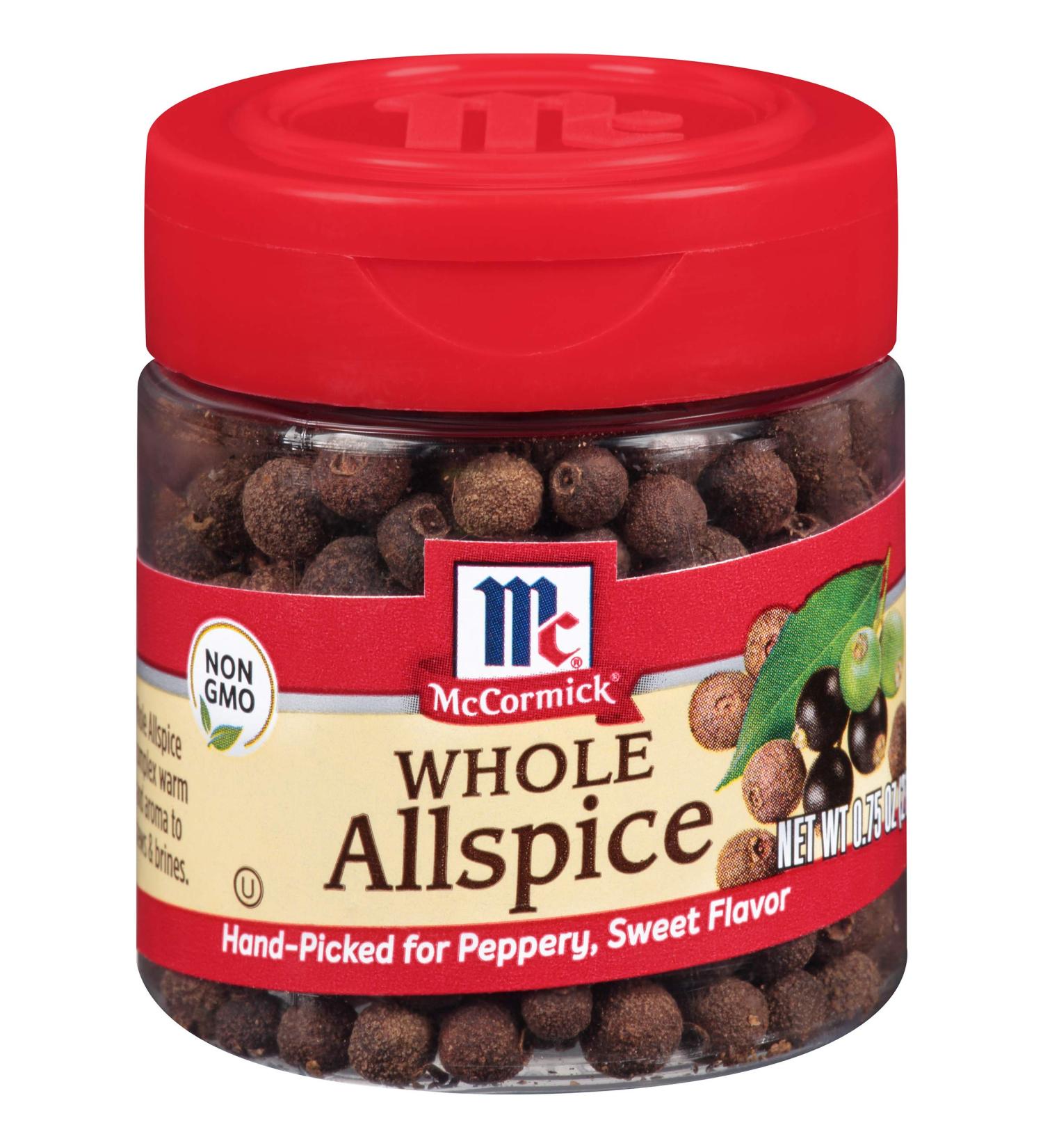 McCormick Whole Allspice 0.75 oz - Premium Quality Spice for Culinary Delights - Buy Online on SooperMarket.com