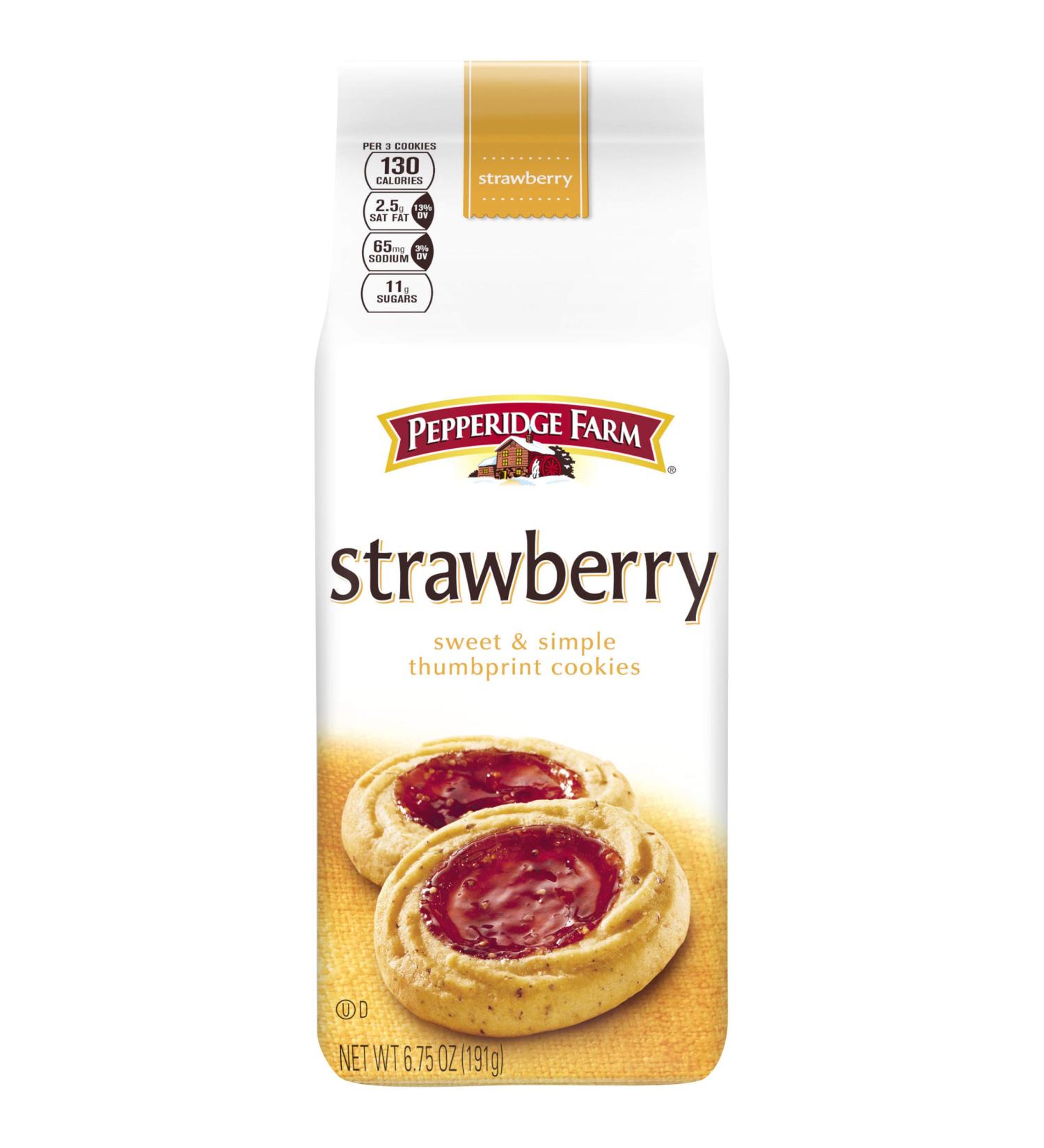 Pepperidge Farm Verona Strawberry Cookies 6.75oz (Pack of 4) - Delicious Strawberry Flavored Cookies - Buy Online on SooperMarket.com
