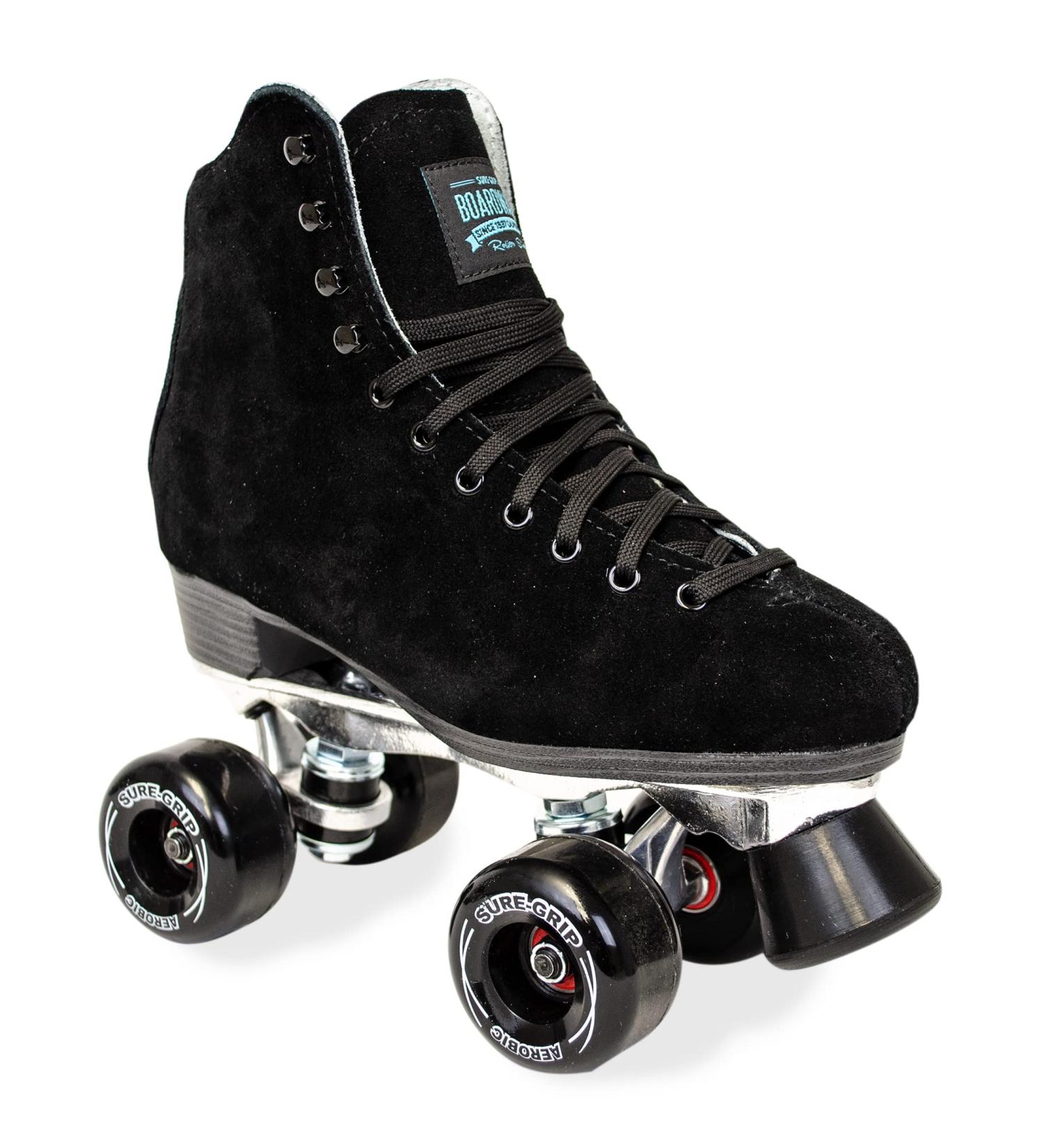 Sure-Grip 1300 Black Suede Roller Skates 15