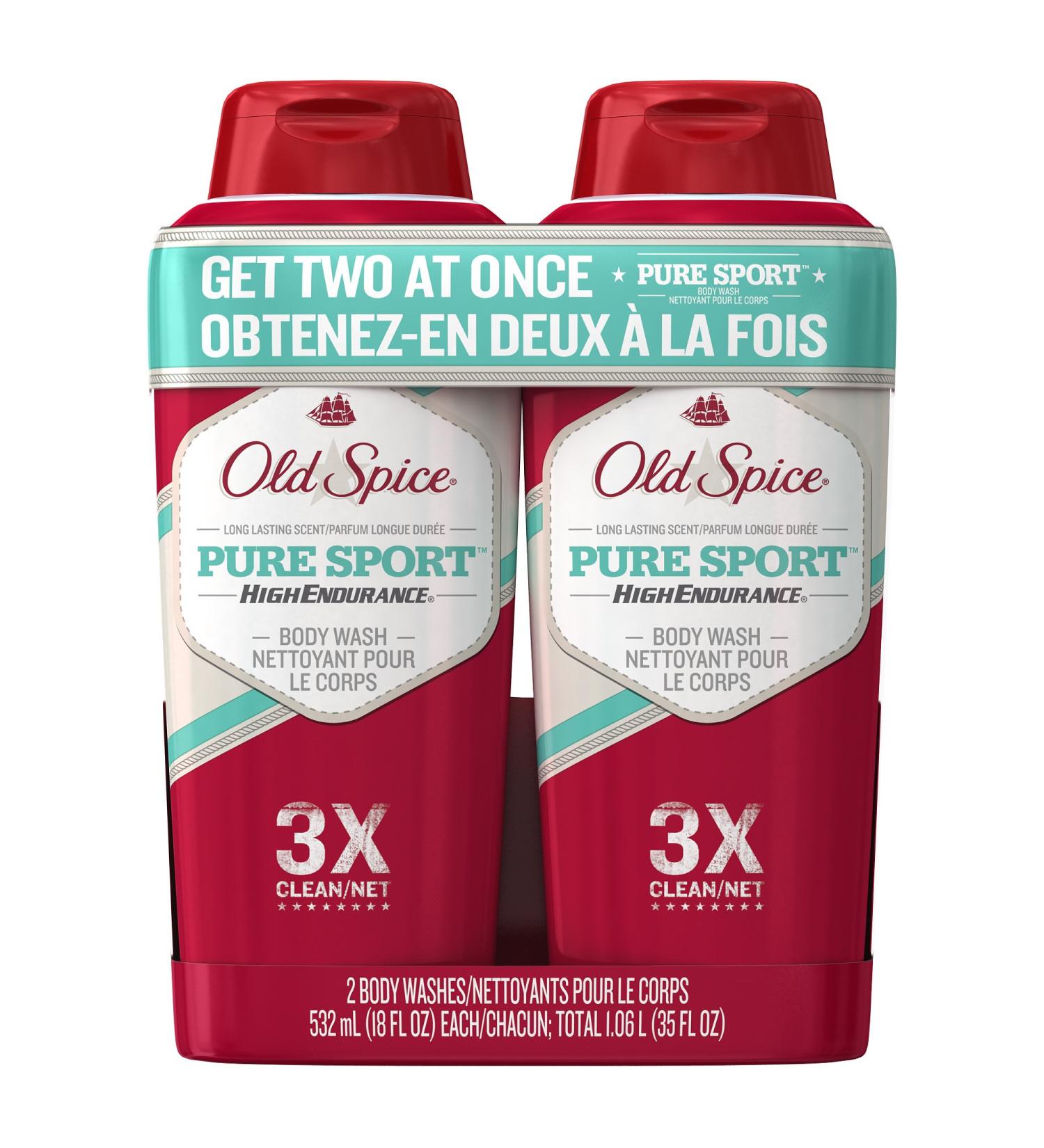 Old Spice Pure Sport Deodorant 36 oz - Long-lasting Odor Protection - Buy Online on SooperMarket.com