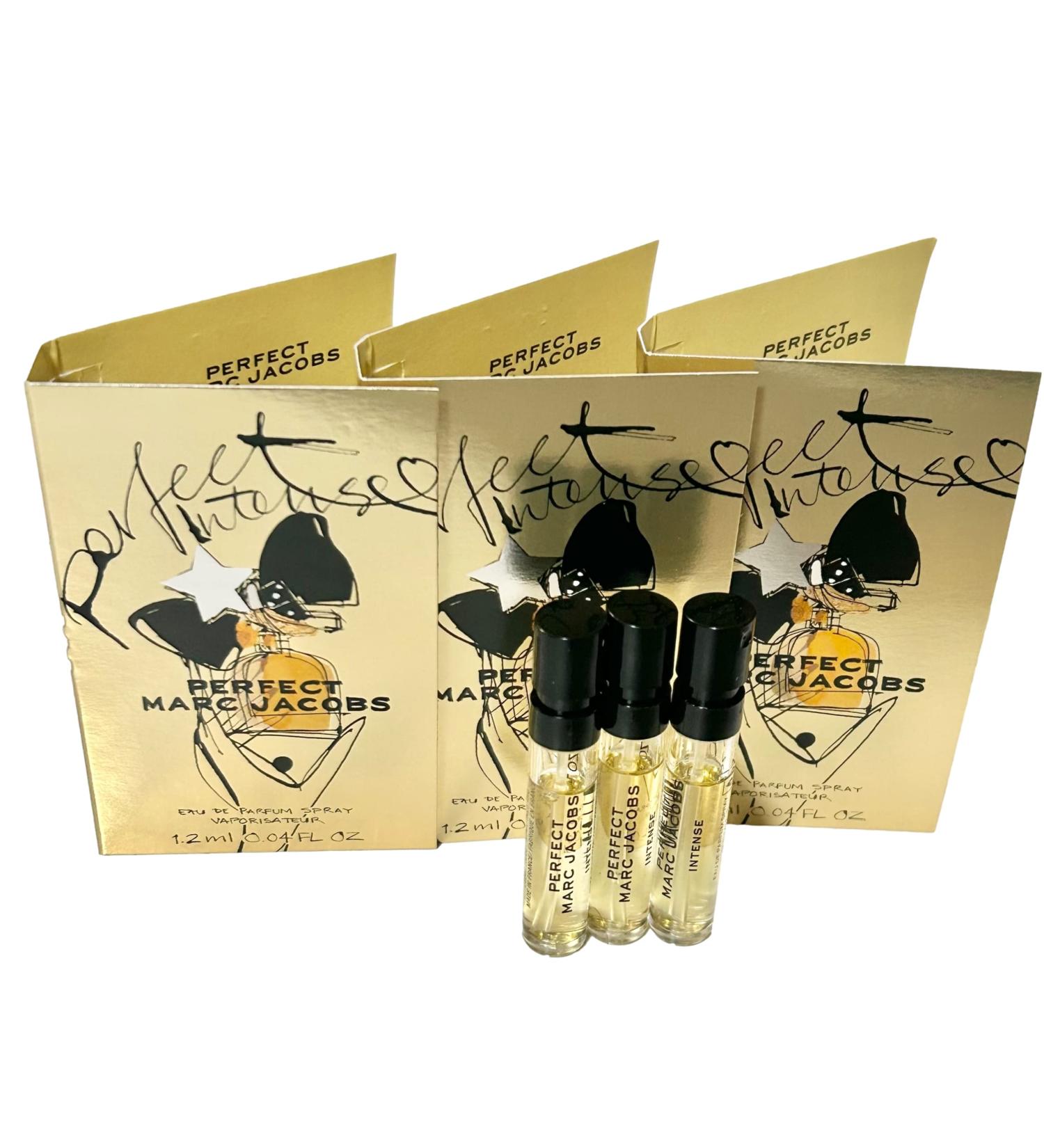 Marc Jacobs Perfect INTENSE Sample Women Perfume Spray 1.2 ml / 0.04 oz - set of 3 Perfect Intense 0.03 Fl Oz (Pack of 2) - Buy Online on SooperMarket.com