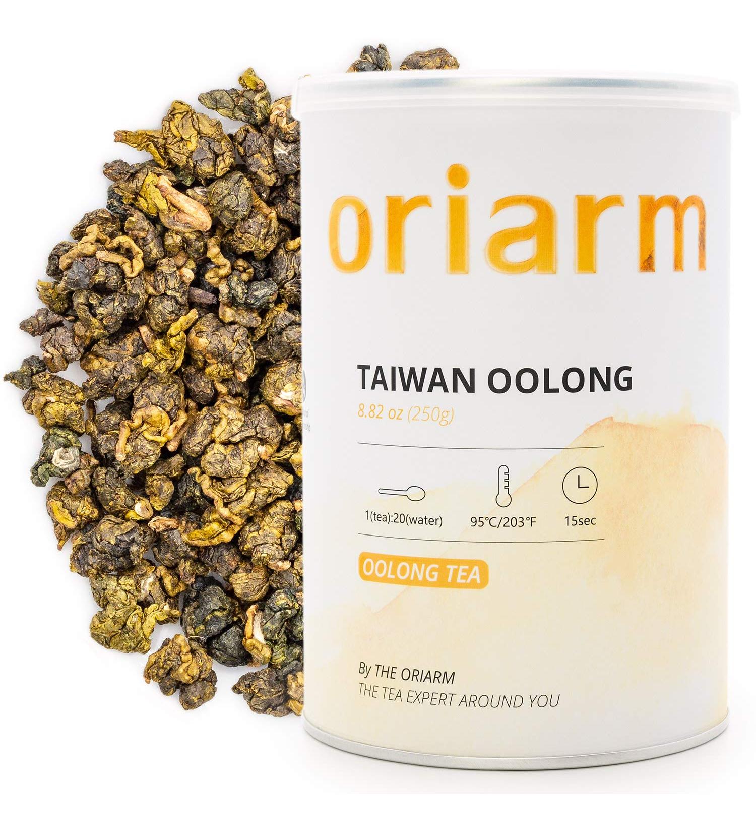 Orairm Loose Leaf Chinese Tea Tin Can (Jasmine Oolong Tea) - Buy Online on SooperMarket.com