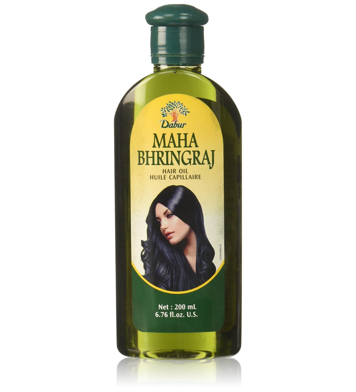 Dabur Maha Bhringraj Hair Oil 6.76 fl oz - Pack of 6 | Ayurvedic Hair Care Solution - Buy Online on SooperMarket.com