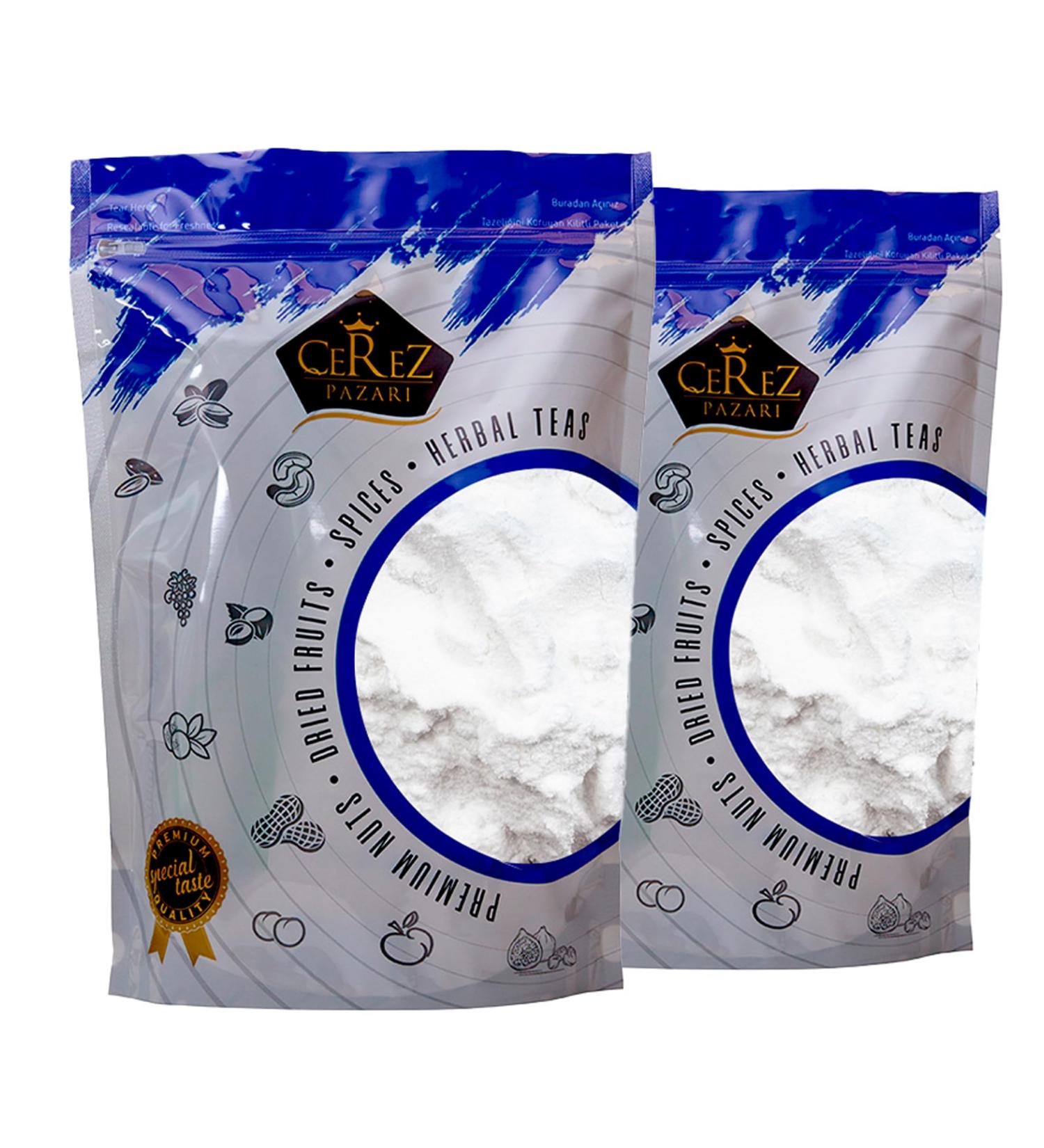 Cerez Pazari Cornflour Corn Starch (Maize Flour) 907g x 2 Packs Airtight Bulk Resealable Bag | Natural All Purpose Gluten Free Flour Thickener for Soups & Baking Vegan Cake Flour - Buy Online on SooperMarket.com