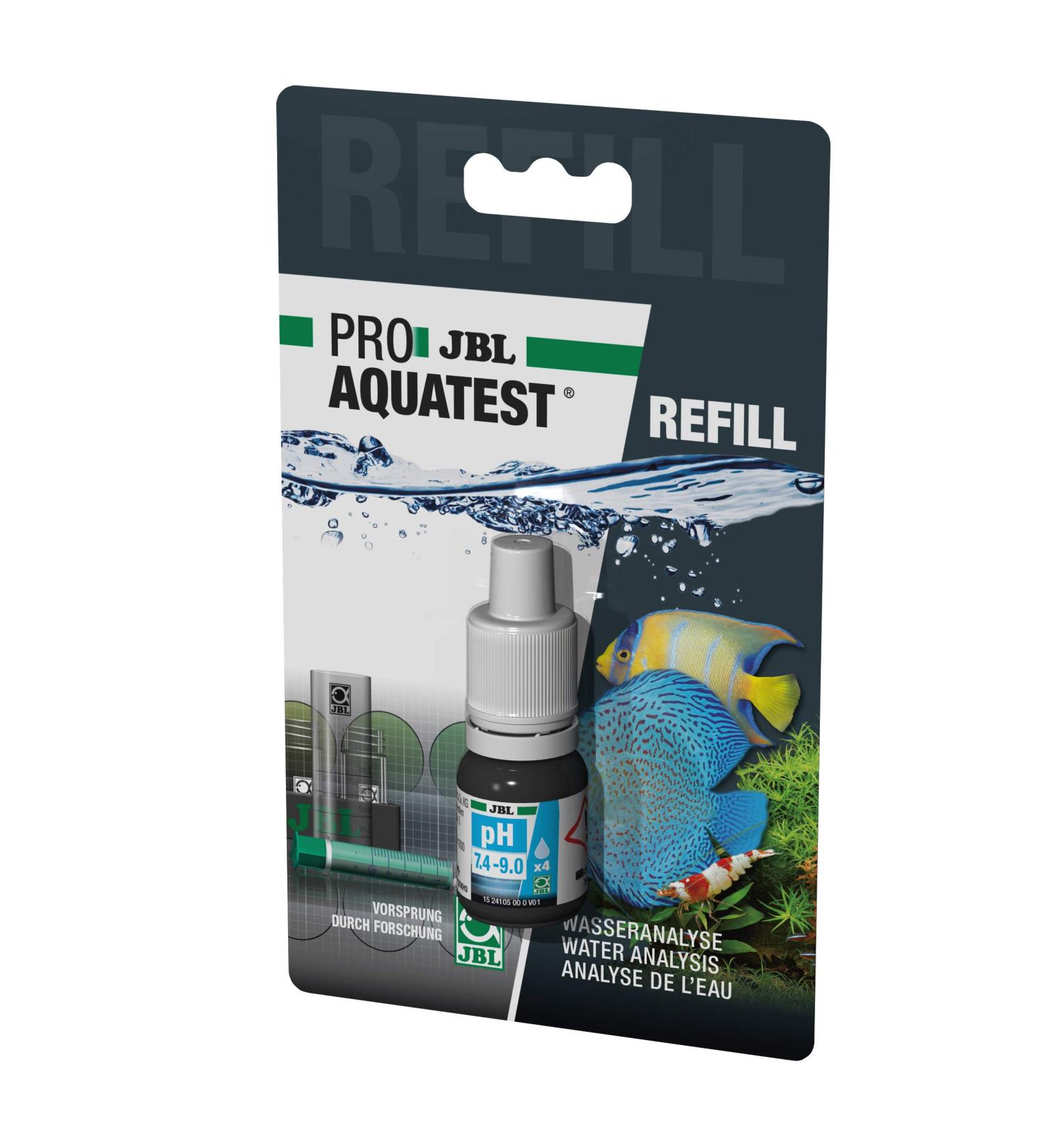 JBL Proaquatest pH 7.4-9.0 Refill for Ponds & Aquariums | International Shipping Available - Buy Online on SooperMarket.com