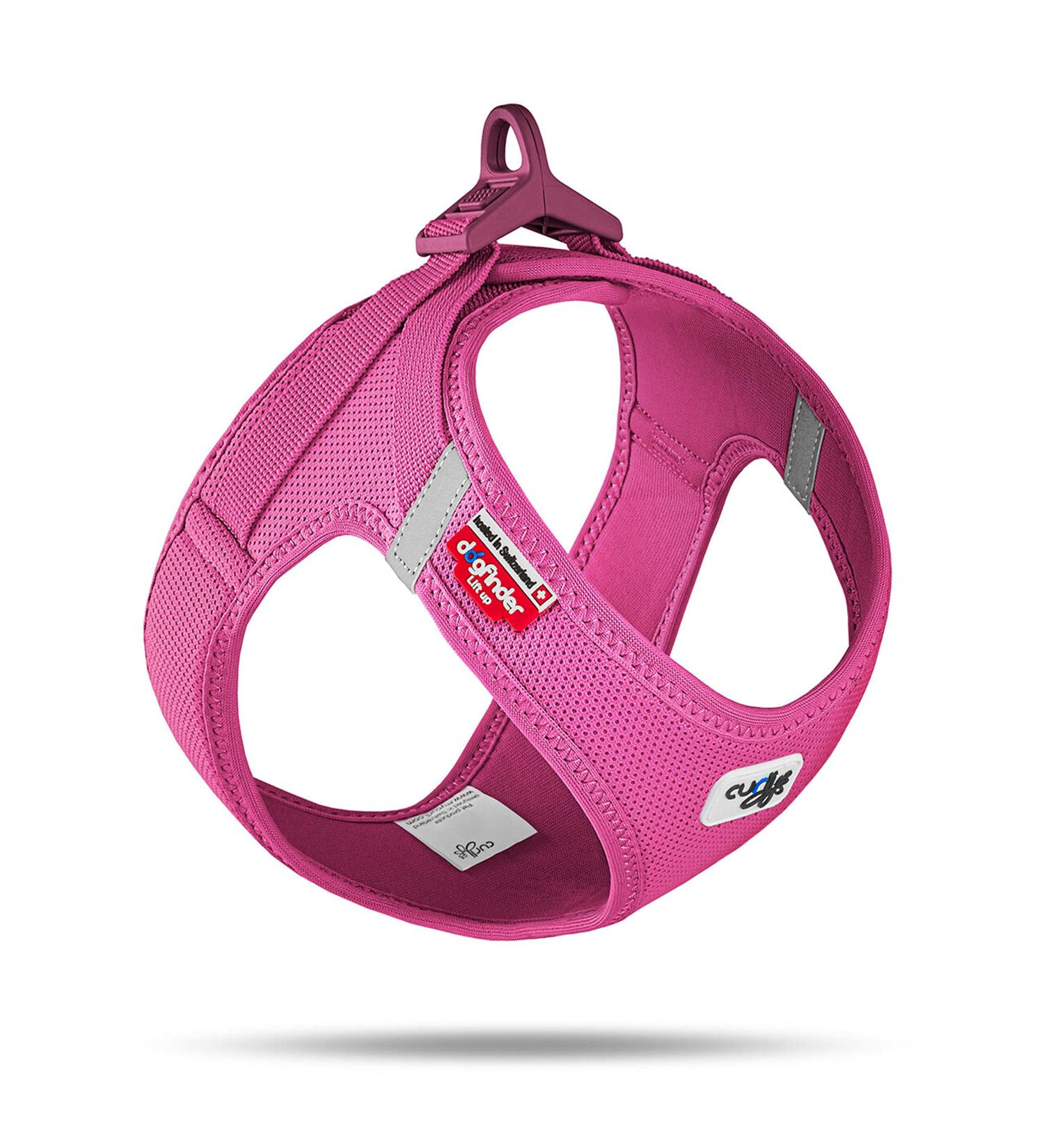 Curli Clasp Air-Mesh Vest Harness - Fuchsia S - Stylish & Comfortable Pet Gear for International Shipping - Buy Online on SooperMarket.com