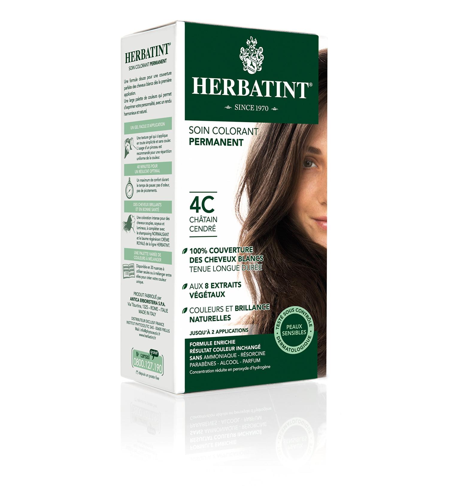 Herbatint Permanent Color Care 150ml - 4C Ash Brown - Buy Online on SooperMarket.com