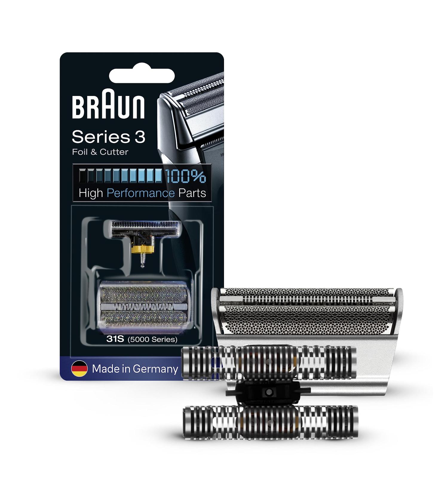 Braun Series 3 Electric Shaver Replacement Head 31S - Compatible Shear for Razor Men | 1 Pack - Buy Online on SooperMarket.com